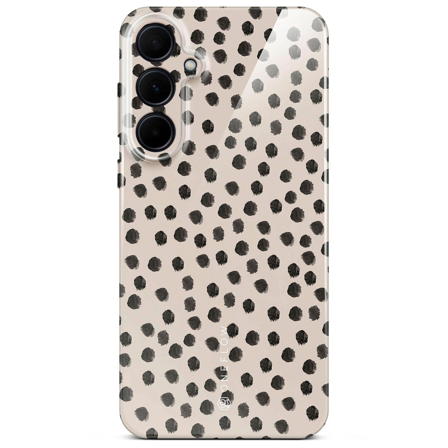 Splash Case für Samsung Galaxy A35 5G in der Farbe Cookies & Cream (Braun / Beige)