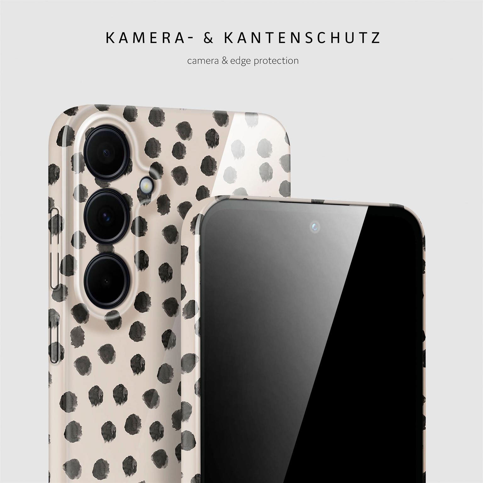 Splash Case für Samsung Galaxy A35 5G in der Farbe Cookies & Cream (Braun / Beige)