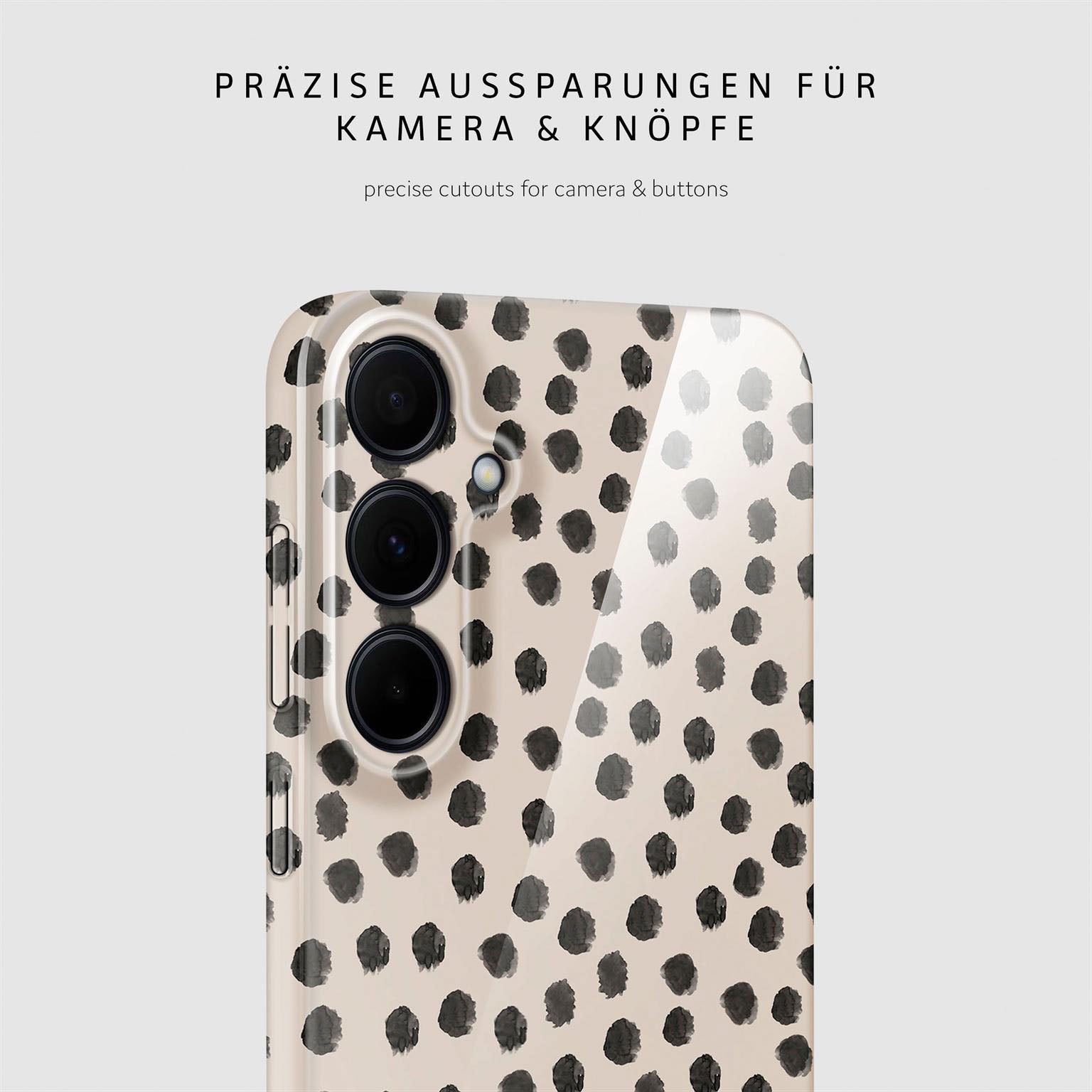 Splash Case für Samsung Galaxy A35 5G in der Farbe Cookies & Cream (Braun / Beige)