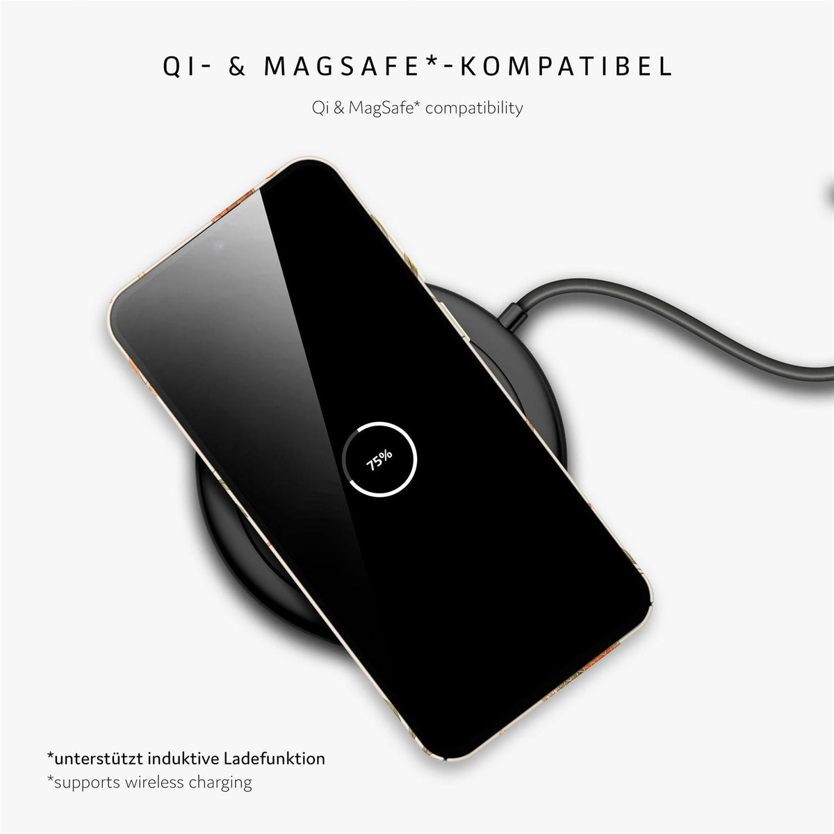 Splash Case für Samsung Galaxy A37 5G in der Farbe Spritz Society (Braun / Beige)