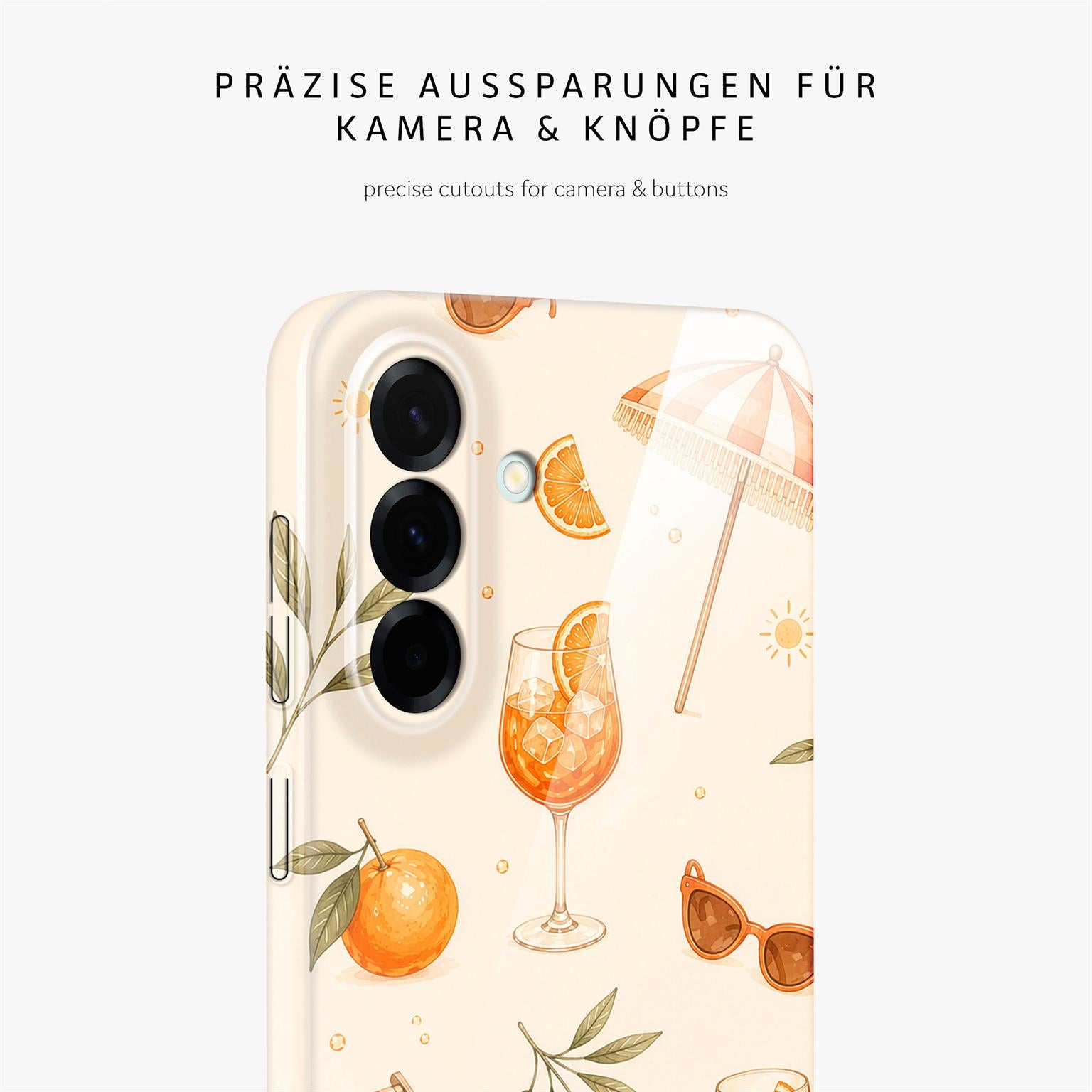 Splash Case für Samsung Galaxy A37 5G in der Farbe Spritz Society (Braun / Beige)