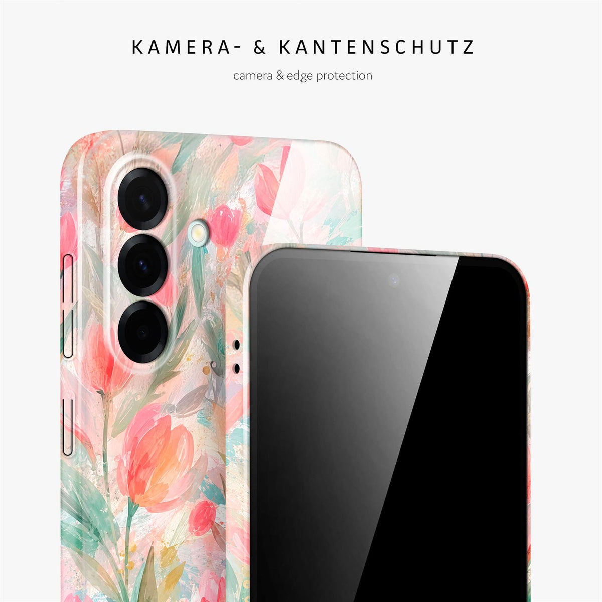 Flower Cover für Samsung Galaxy A37 5G in der Farbe Tulip Sorbet (Rosa / Pink)