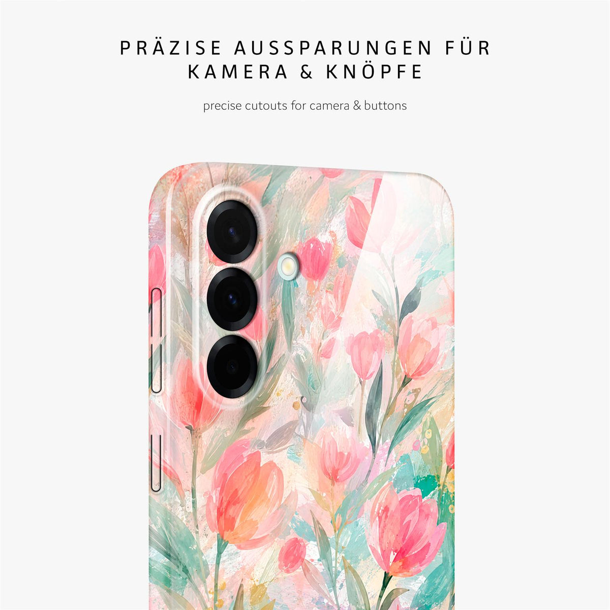 Flower Cover für Samsung Galaxy A37 5G in der Farbe Tulip Sorbet (Rosa / Pink)