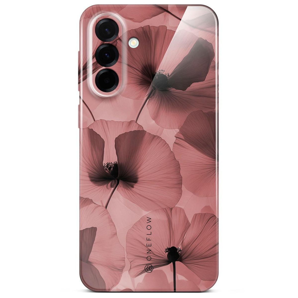 Flower Cover für Samsung Galaxy A37 5G in der Farbe Crimson Whisper (Rot)
