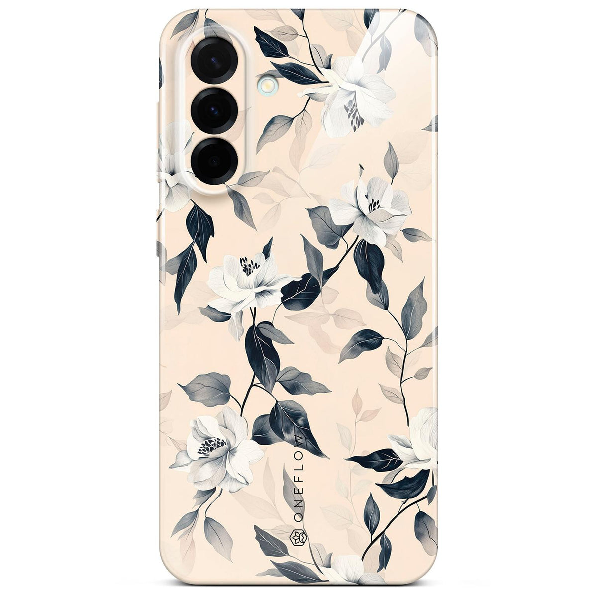 Flower Cover für Samsung Galaxy A37 5G in der Farbe Eternal Garden (Braun / Beige)