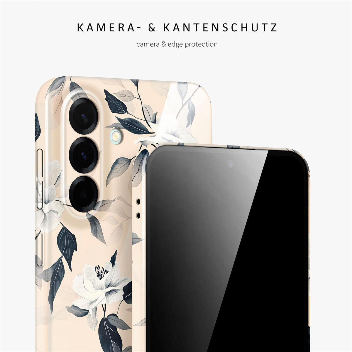 Flower Cover für Samsung Galaxy A37 5G in der Farbe Eternal Garden (Braun / Beige)