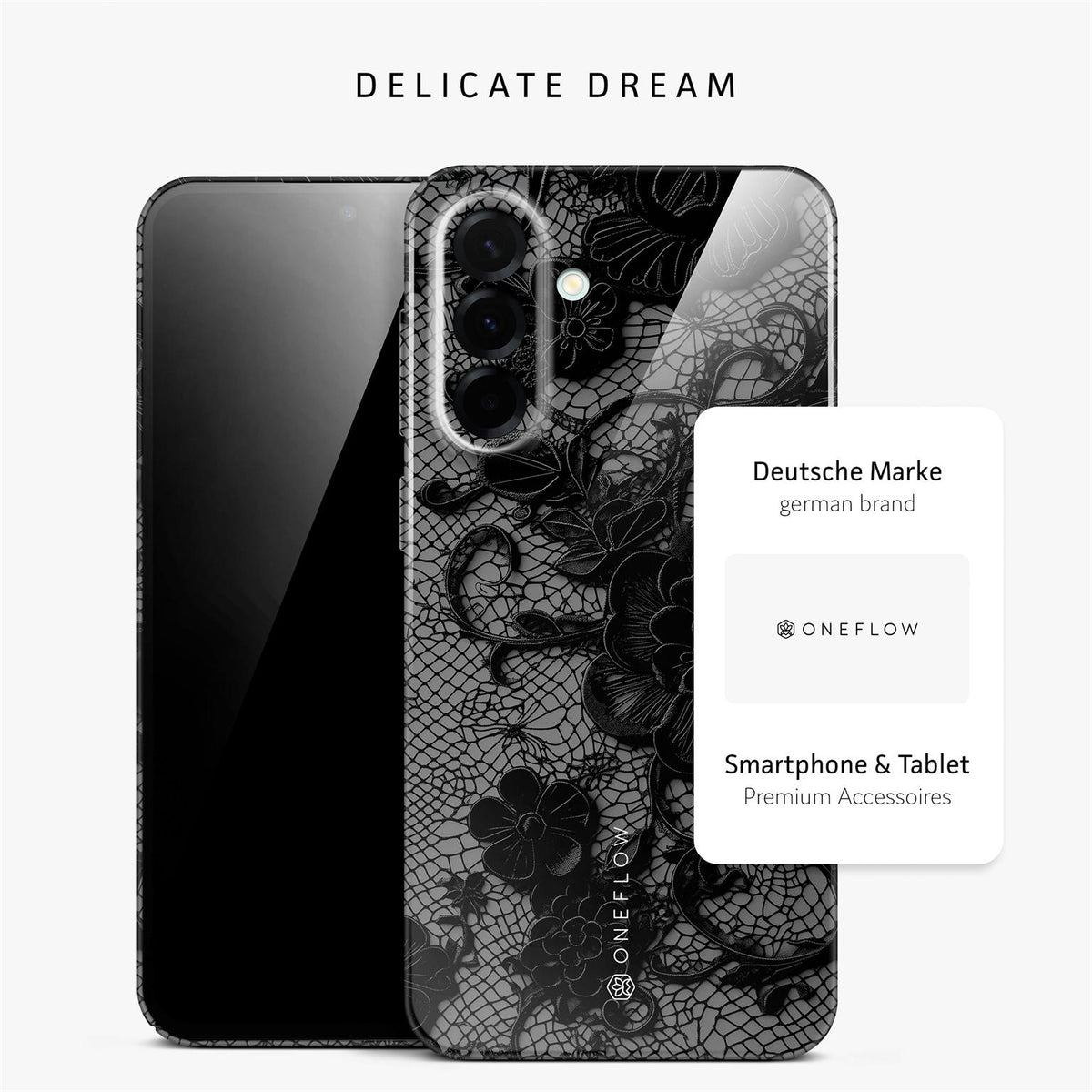 Splash Case für Samsung Galaxy A37 5G in der Farbe Delicate Dream (Schwarz)