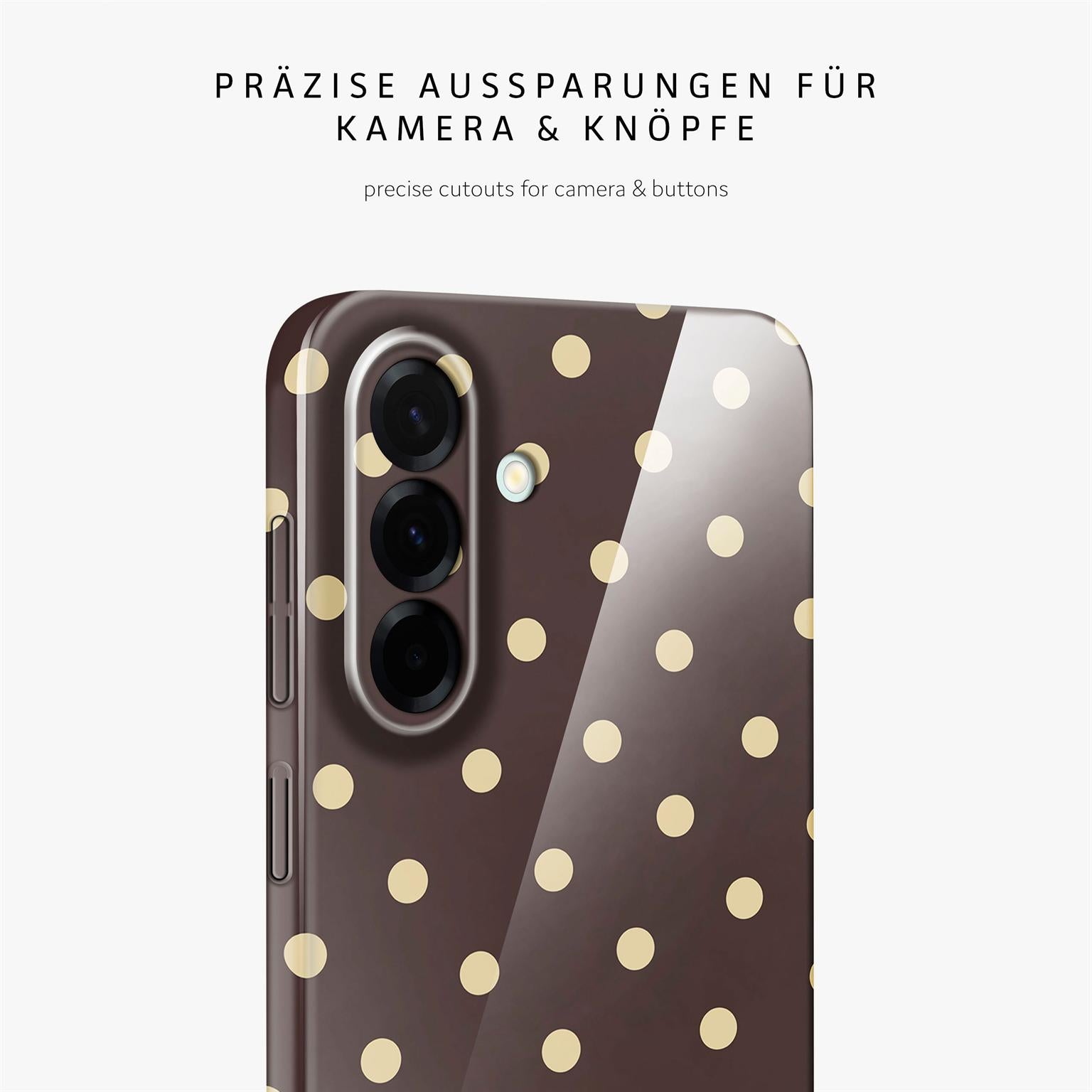 Splash Case für Samsung Galaxy A37 5G in der Farbe Espresso Sprinkles (Braun / Beige)