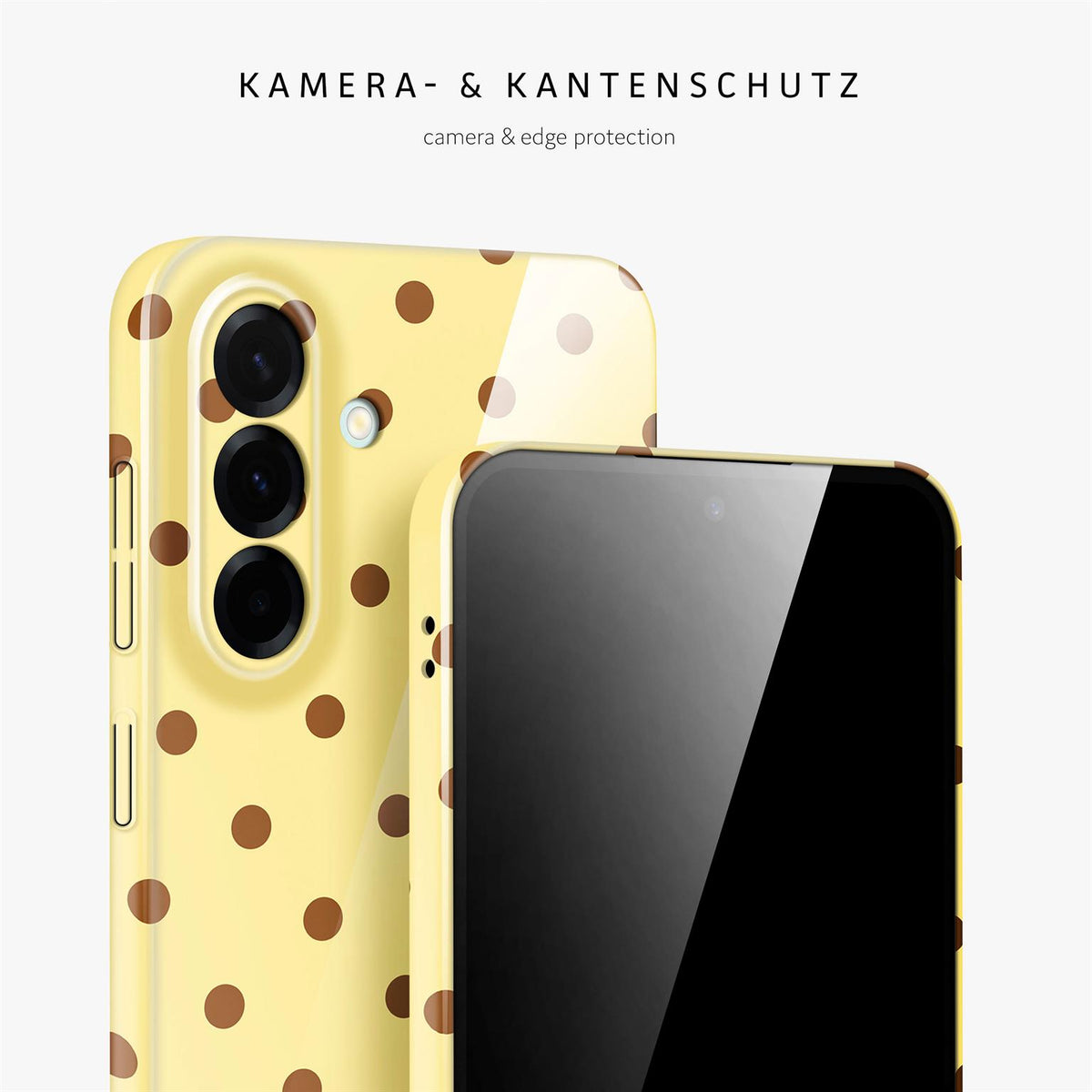 Splash Case für Samsung Galaxy A37 5G in der Farbe Buttercup Freckles (Gelb)