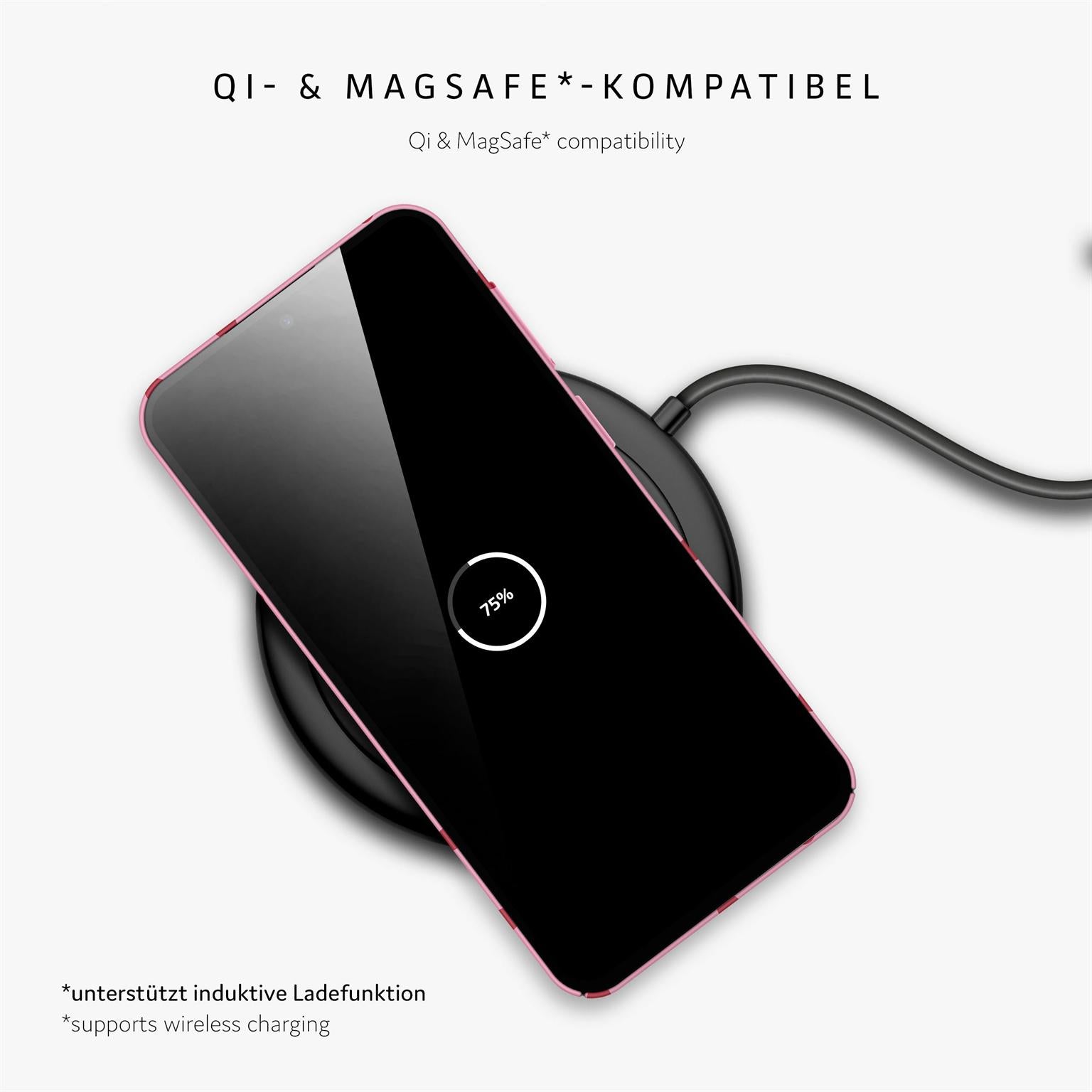 Splash Case für Samsung Galaxy A37 5G in der Farbe Berry Dots (Rosa / Pink)
