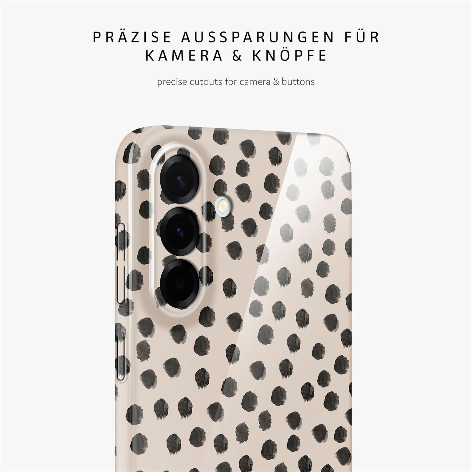 Splash Case für Samsung Galaxy A37 5G in der Farbe Cookies & Cream (Braun / Beige)