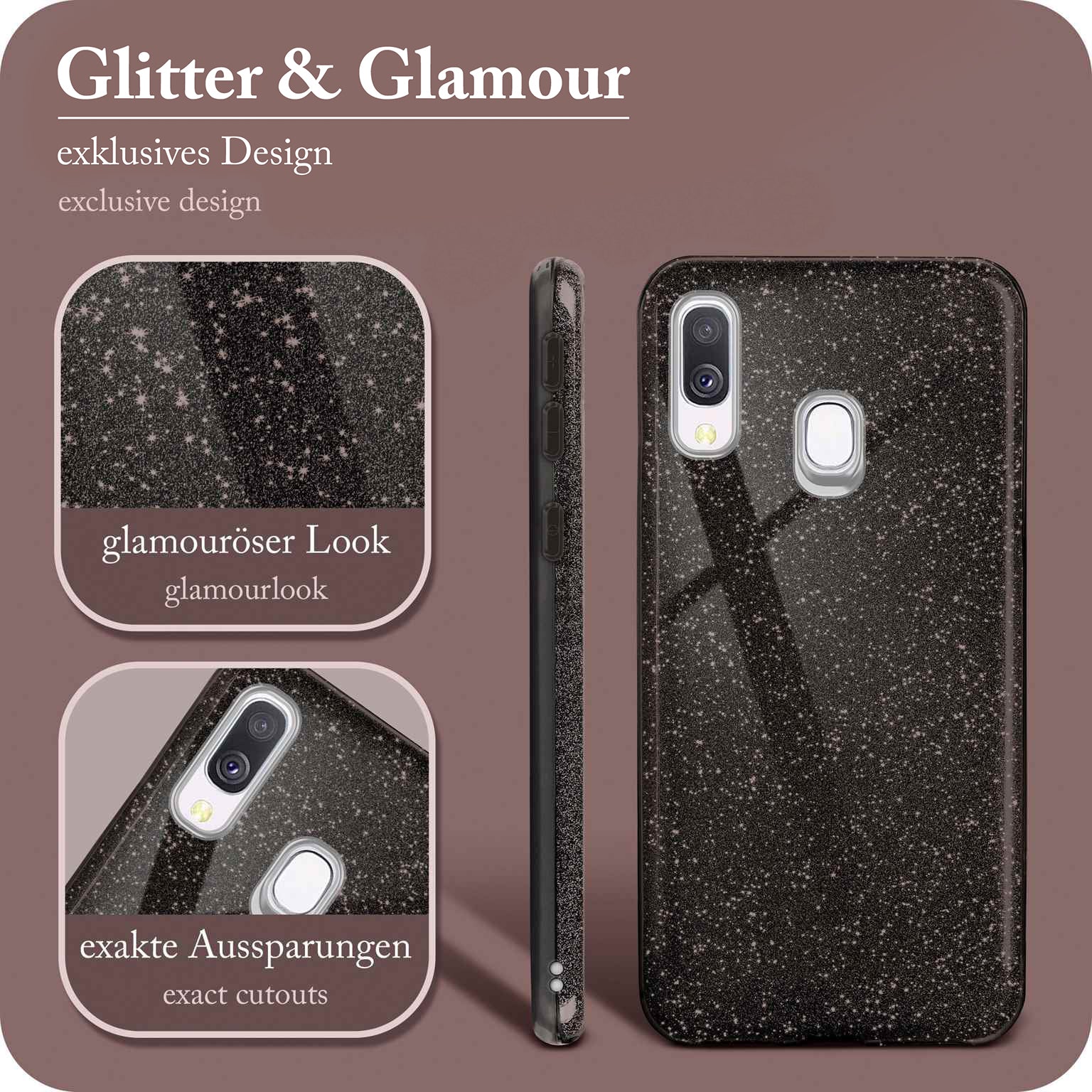 Glitter Case für Samsung Galaxy A40