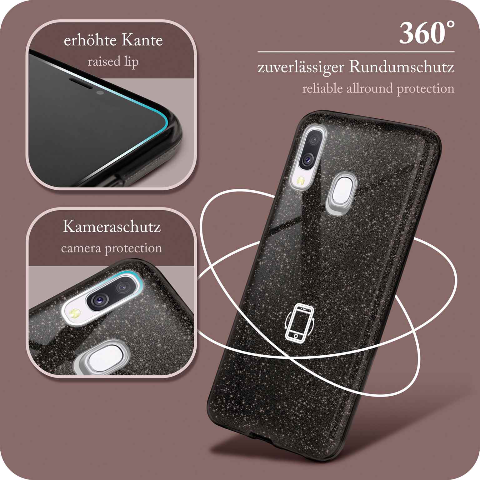 Glitter Case für Samsung Galaxy A40