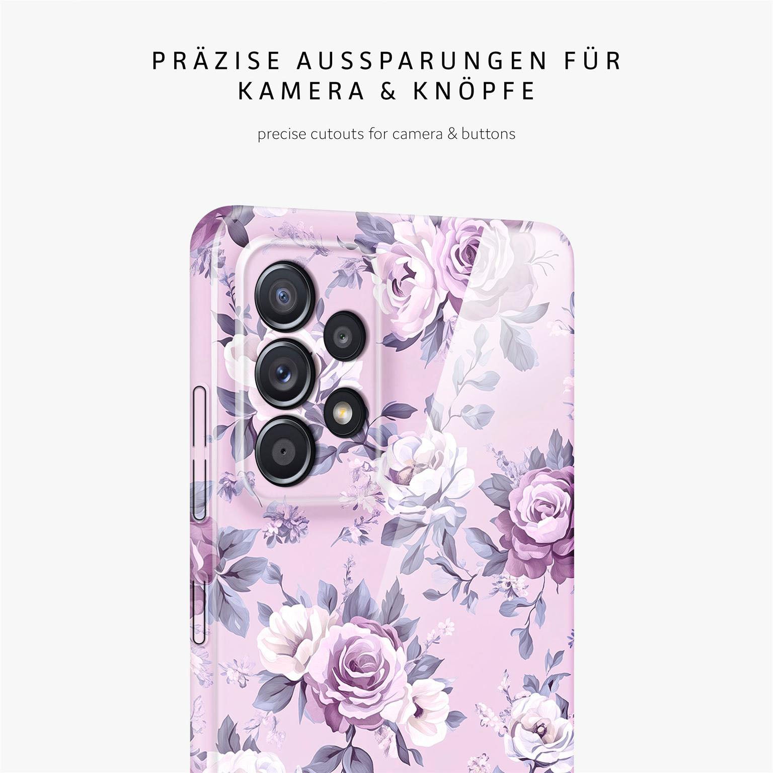 Flower Cover für Samsung Galaxy A52 5G in der Farbe Lavender Dream (Lila / Violett)