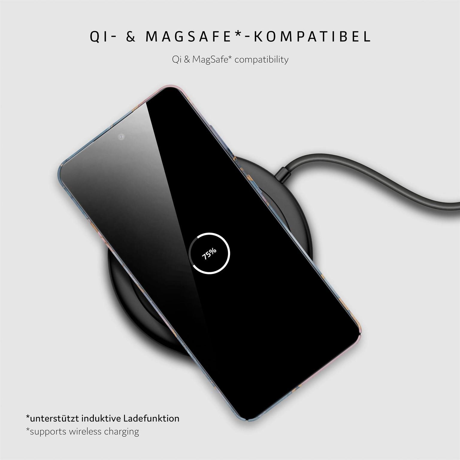 Bliss Cover für Samsung Galaxy A52 5G in der Farbe Aurora Lagoon (Mehrfarbig (bunt))