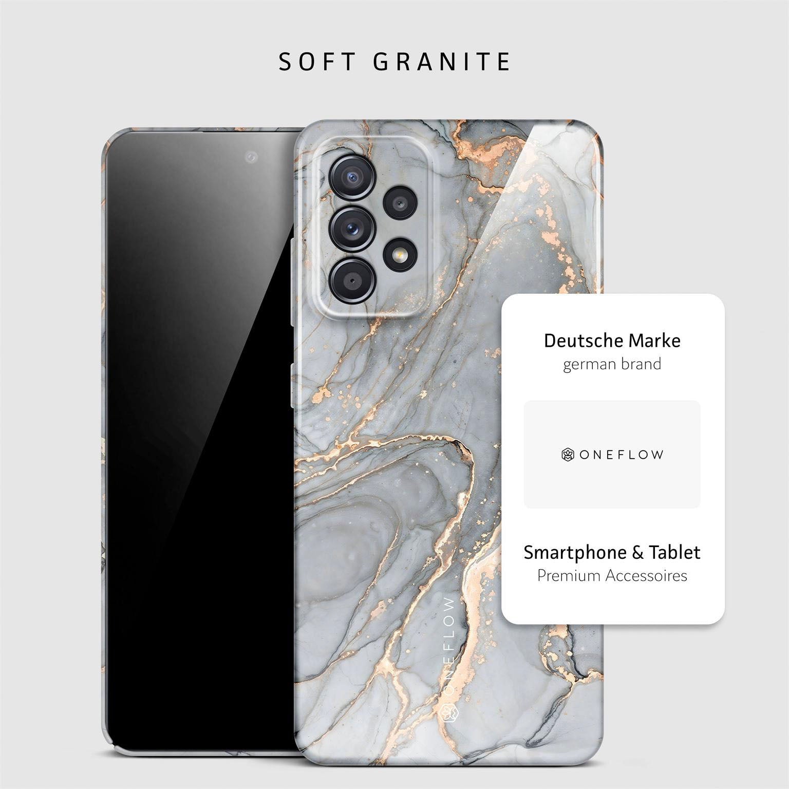 Bliss Cover für Samsung Galaxy A52 5G in der Farbe Soft Granite (Grau)