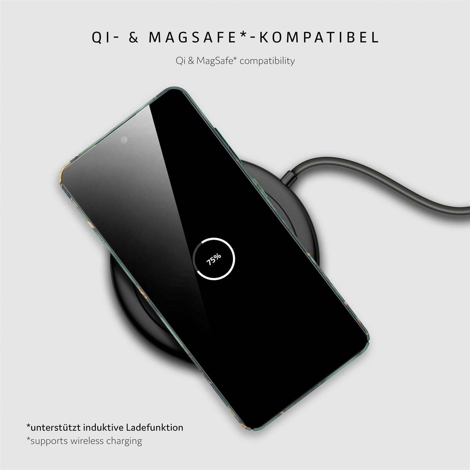 Bliss Cover für Samsung Galaxy A52 5G in der Farbe Emerald Flow (Grün)