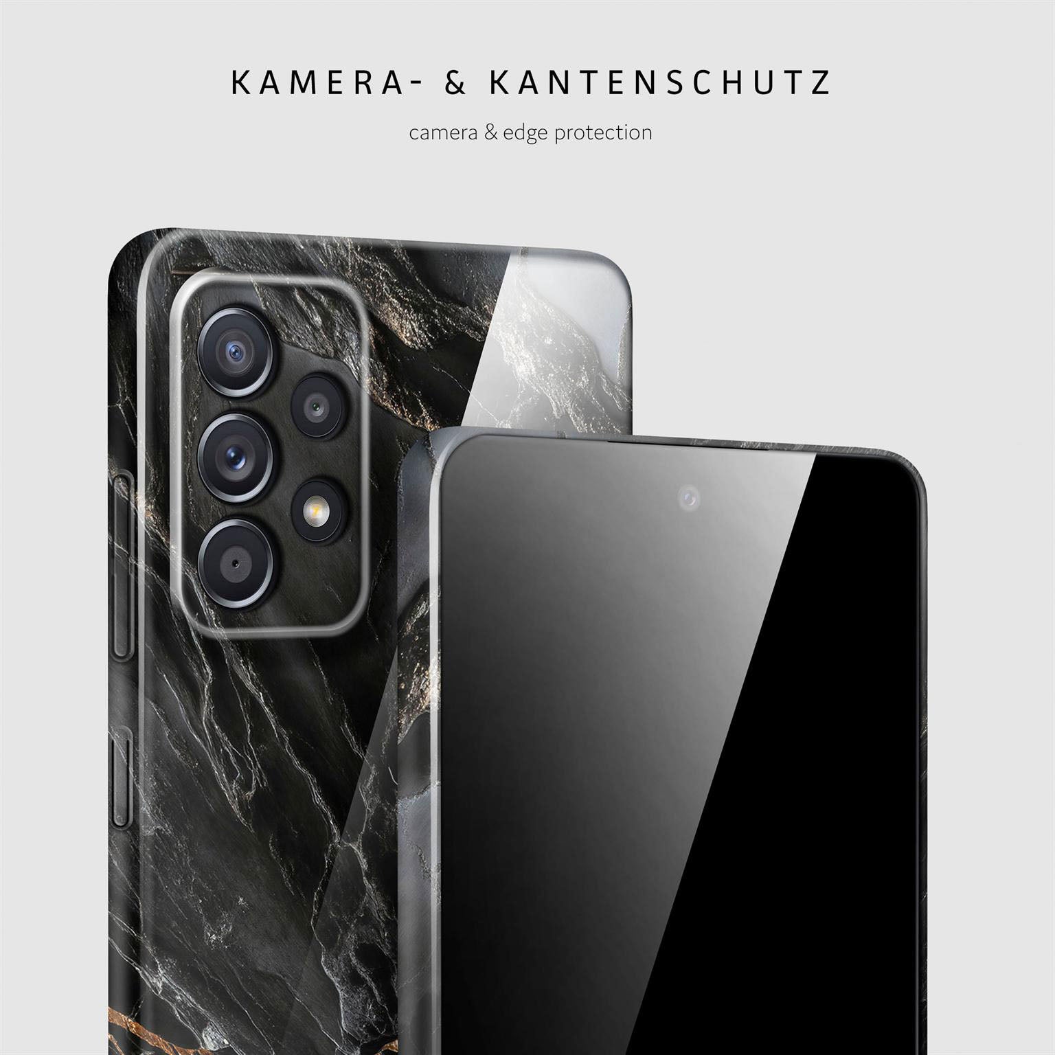 Bliss Cover für Samsung Galaxy A52 5G in der Farbe Black Mirage (Schwarz)