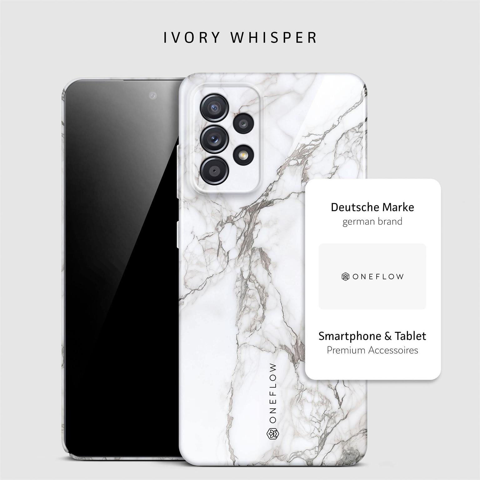 Bliss Cover für Samsung Galaxy A52 5G in der Farbe Ivory Whisper (Weiß)