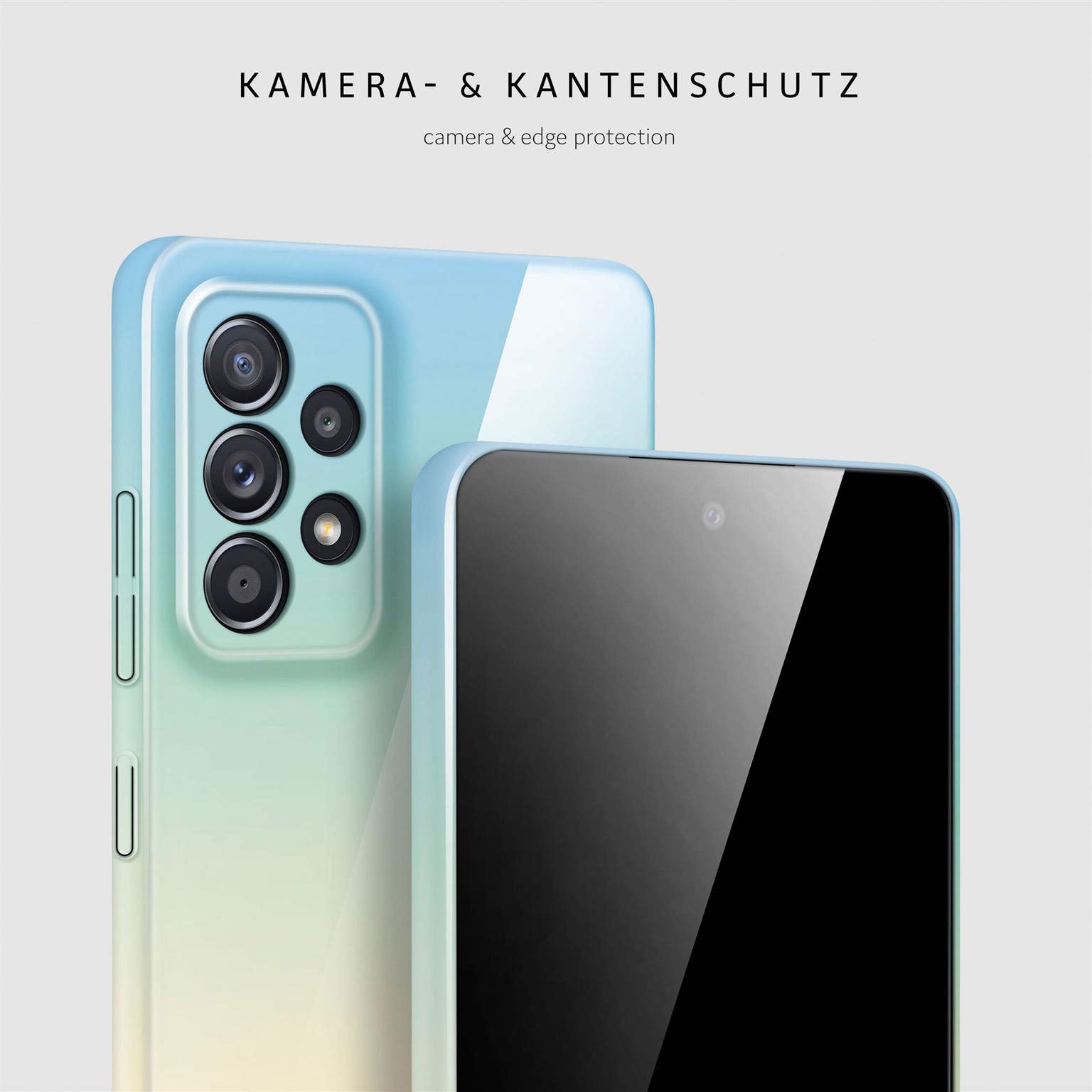 Splash Case für Samsung Galaxy A52 5G in der Farbe Sunset Sorbet (Mehrfarbig (bunt))