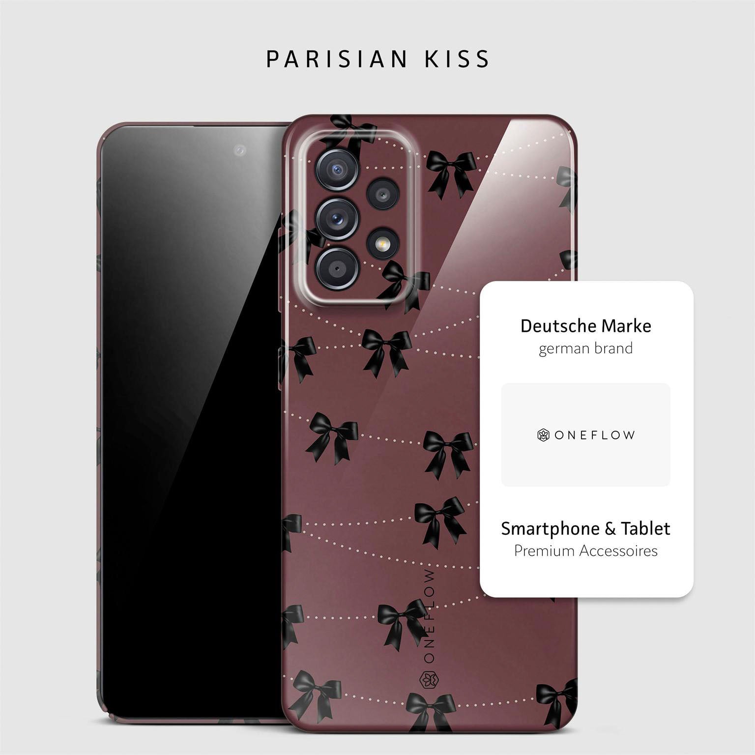 Splash Case für Samsung Galaxy A52 5G in der Farbe Parisian Kiss (Rot)