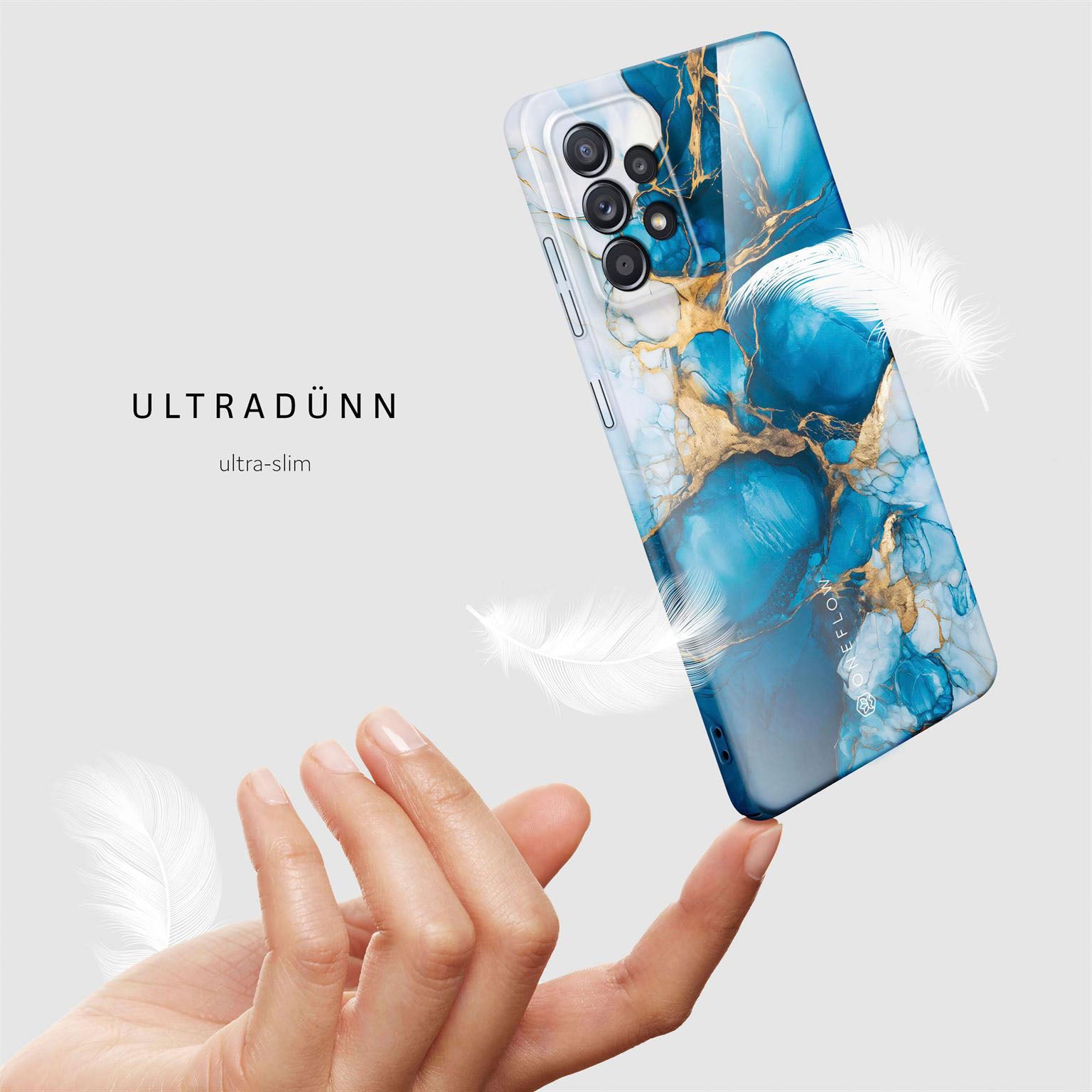 Bliss Cover für Samsung Galaxy A52 in der Farbe Sapphire Dream (Blau)