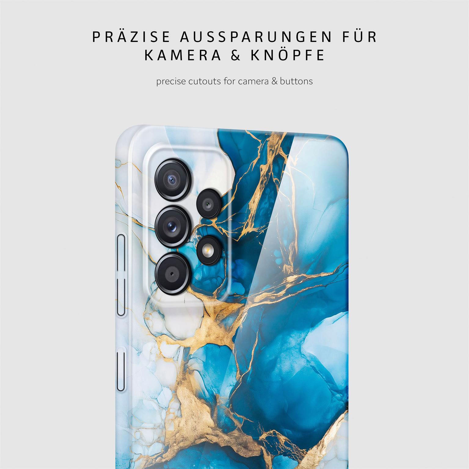 Bliss Cover für Samsung Galaxy A52 in der Farbe Sapphire Dream (Blau)