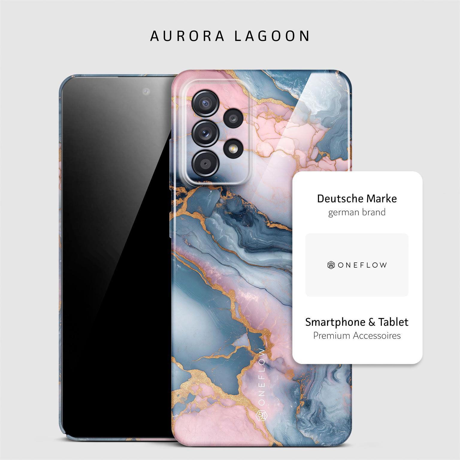 Bliss Cover für Samsung Galaxy A52 in der Farbe Aurora Lagoon (Mehrfarbig (bunt))