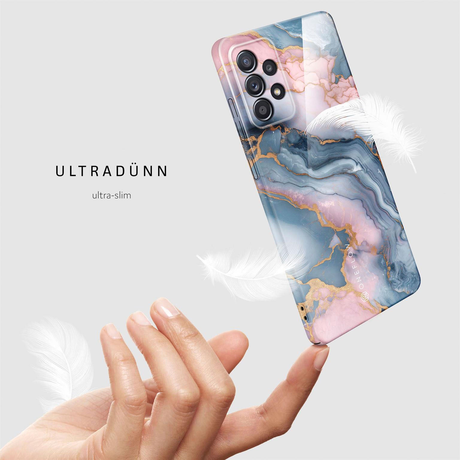 Bliss Cover für Samsung Galaxy A52 in der Farbe Aurora Lagoon (Mehrfarbig (bunt))