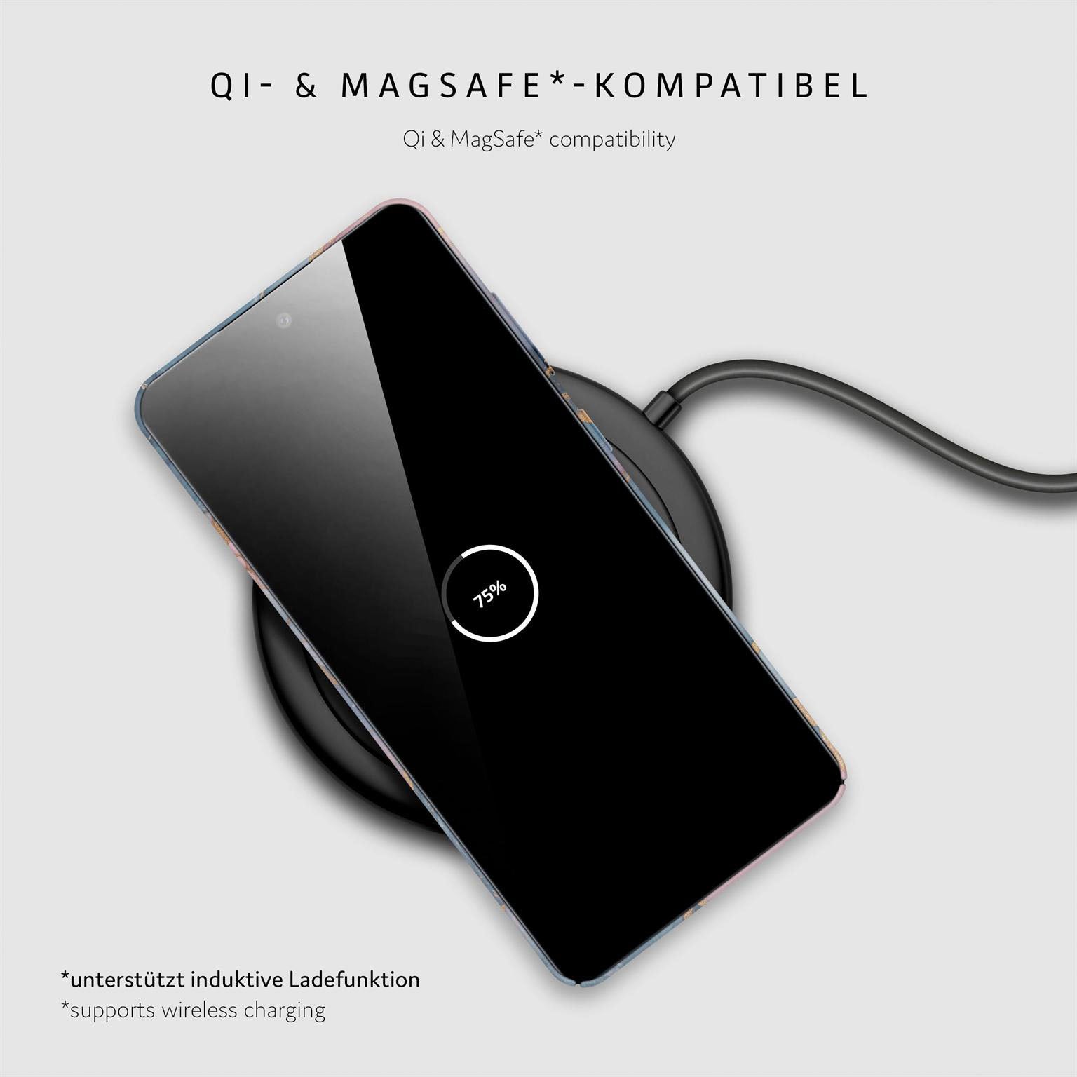 Bliss Cover für Samsung Galaxy A52 in der Farbe Aurora Lagoon (Mehrfarbig (bunt))