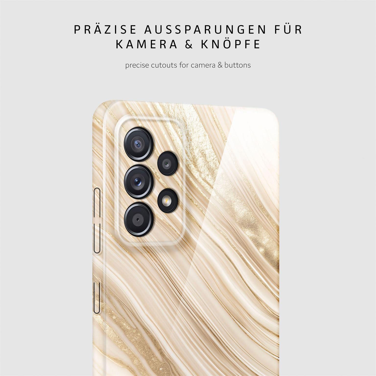 Bliss Cover für Samsung Galaxy A52 in der Farbe Sand Dune (Braun / Beige)