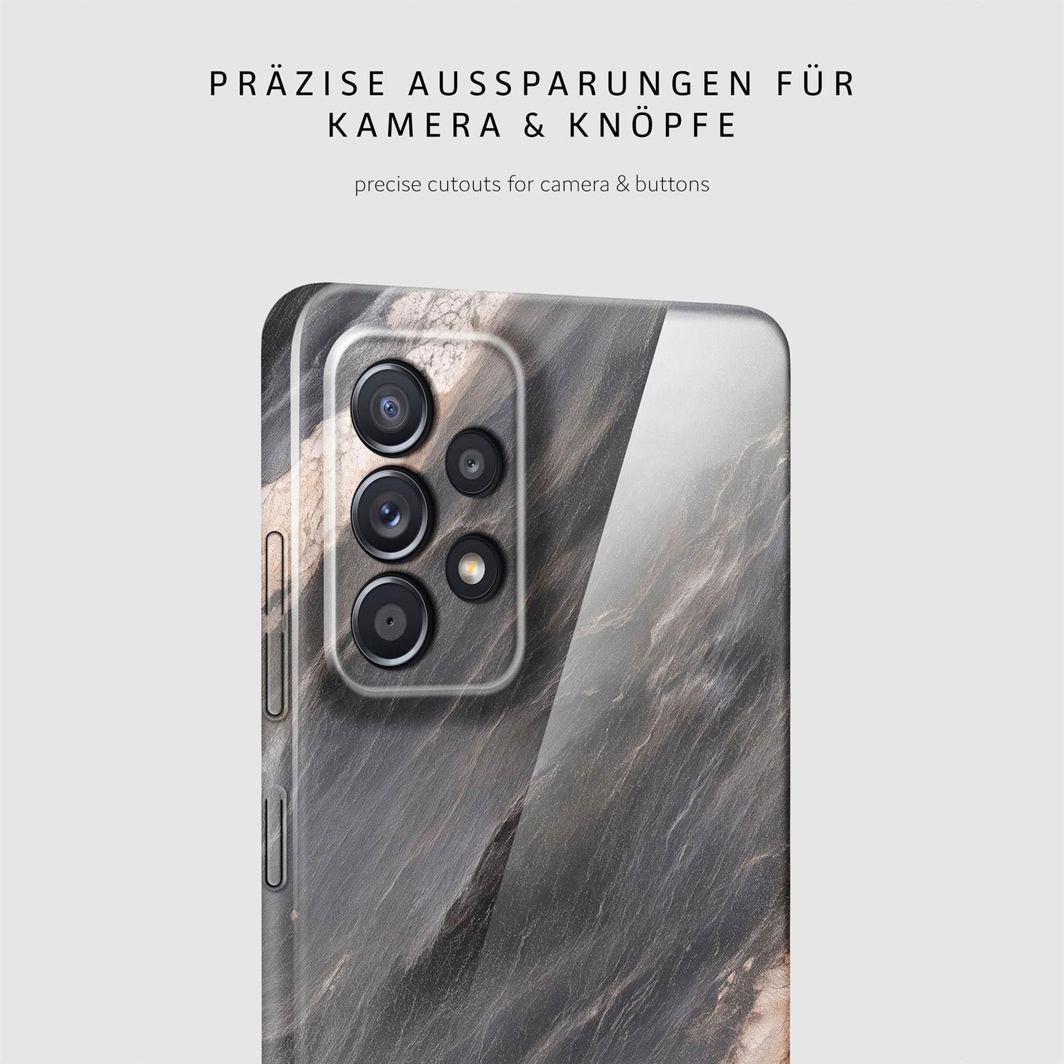Bliss Cover für Samsung Galaxy A52 in der Farbe Slate Horizon (Grau)