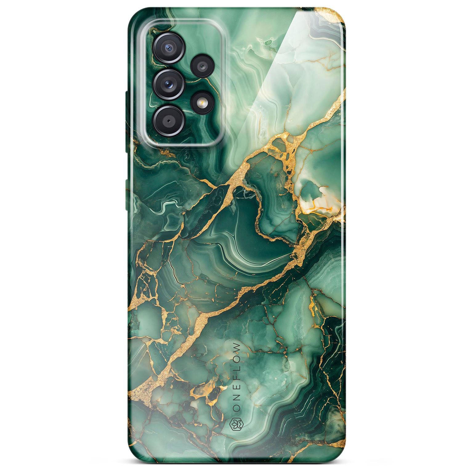 Bliss Cover für Samsung Galaxy A52 in der Farbe Emerald Flow (Grün)