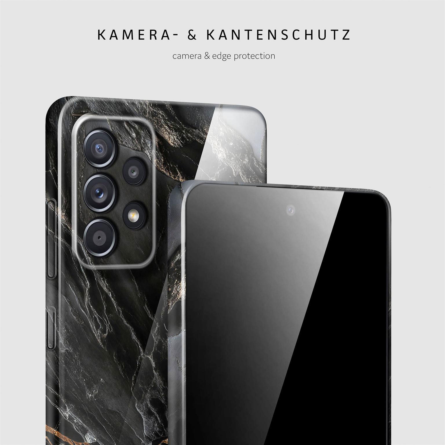 Bliss Cover für Samsung Galaxy A52 in der Farbe Black Mirage (Schwarz)