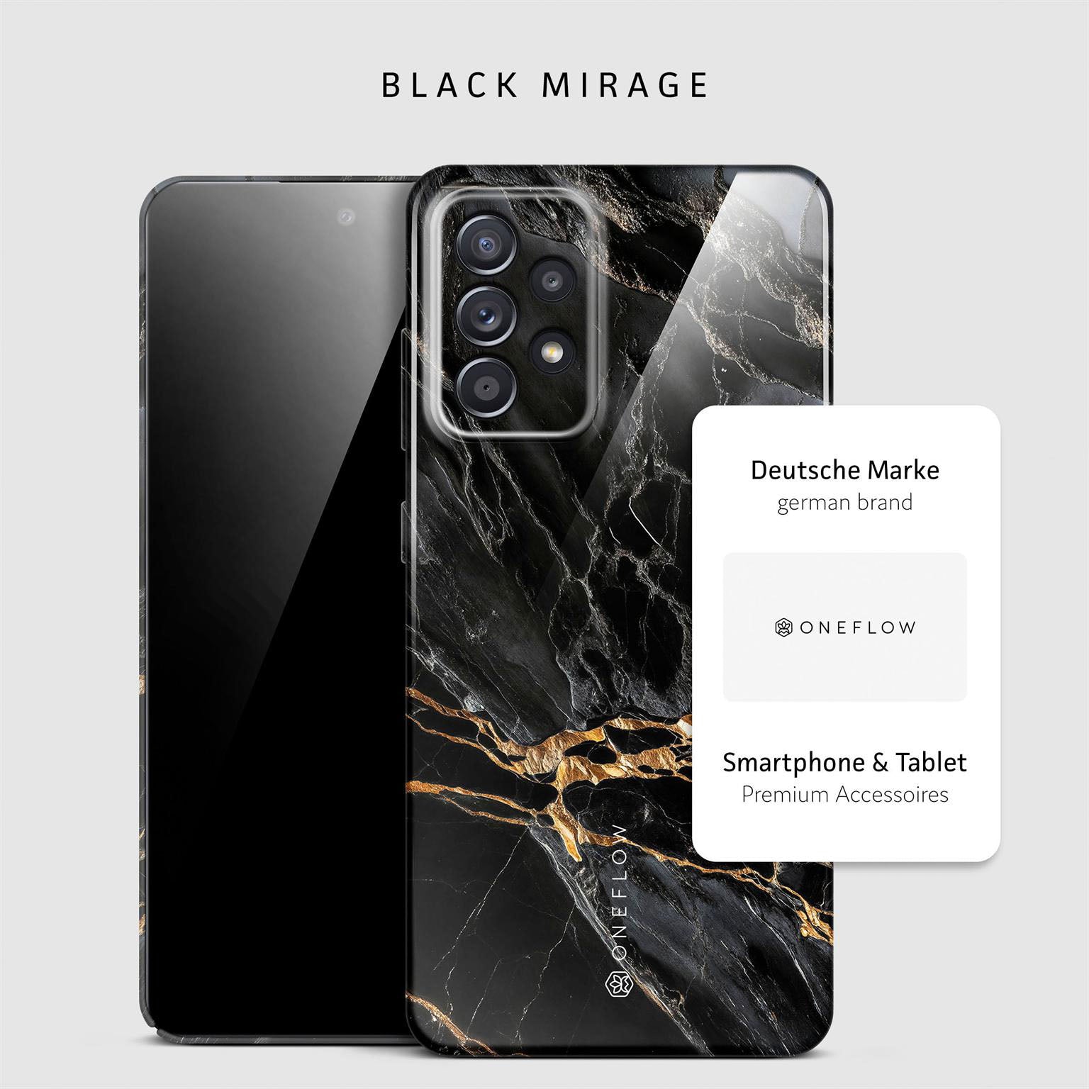 Bliss Cover für Samsung Galaxy A52 in der Farbe Black Mirage (Schwarz)