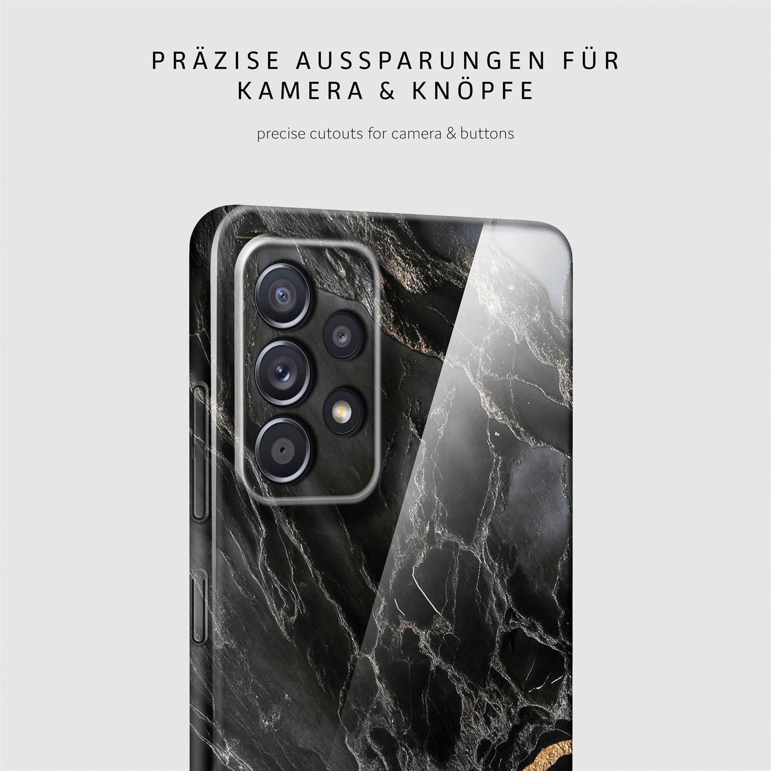 Bliss Cover für Samsung Galaxy A52 in der Farbe Black Mirage (Schwarz)