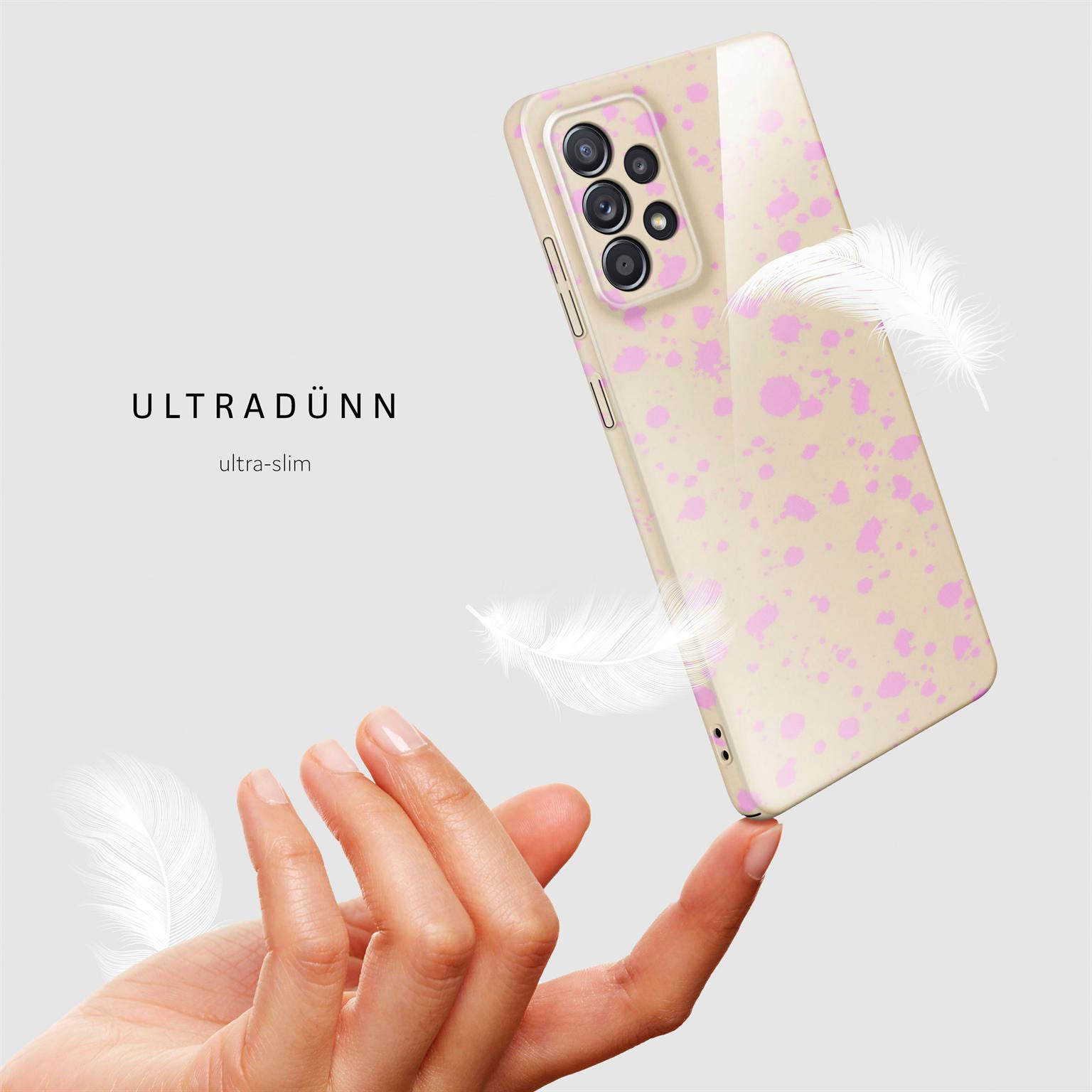 Splash Case für Samsung Galaxy A52 in der Farbe Blush Pop (Rosa / Pink)