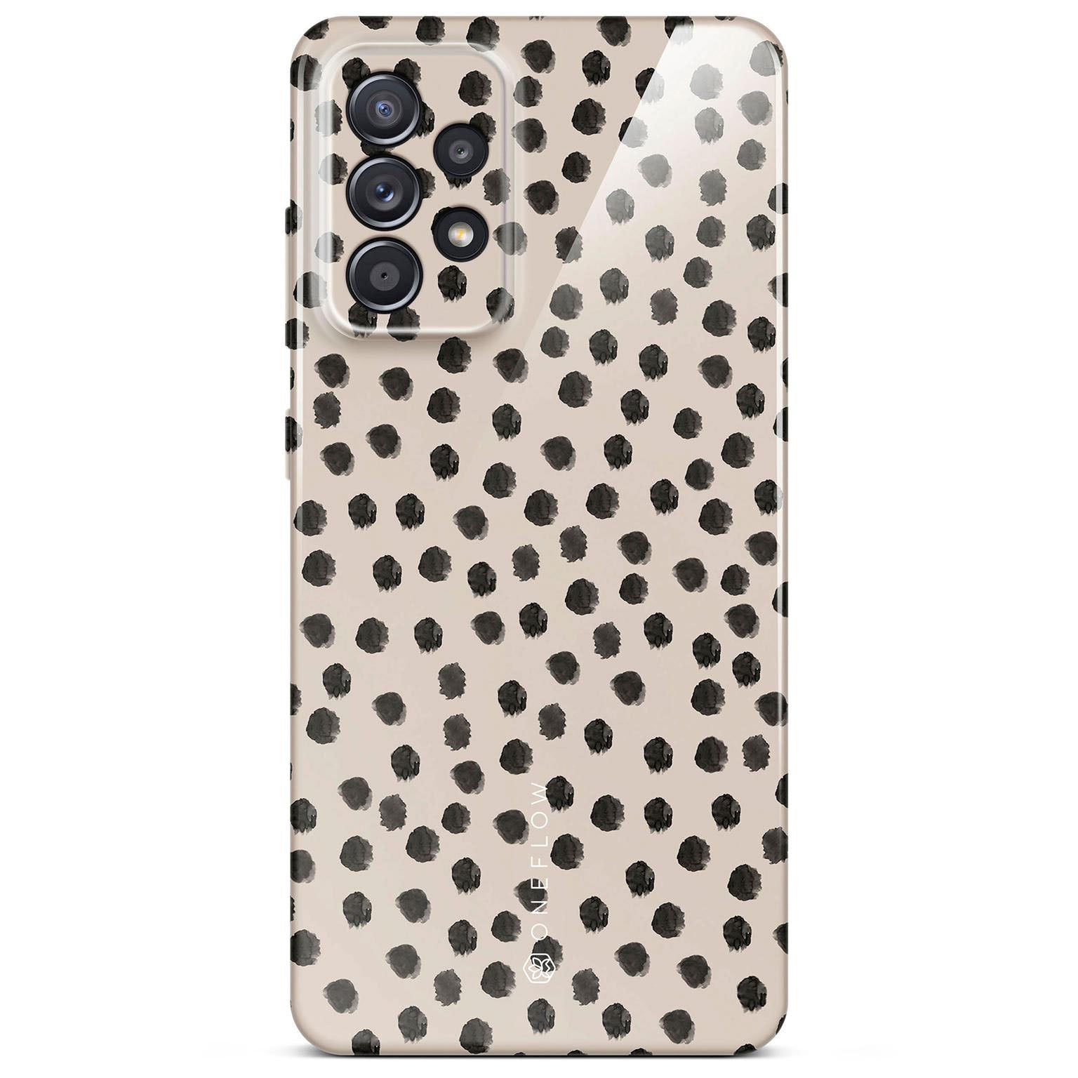 Splash Case für Samsung Galaxy A52 in der Farbe Cookies & Cream (Braun / Beige)