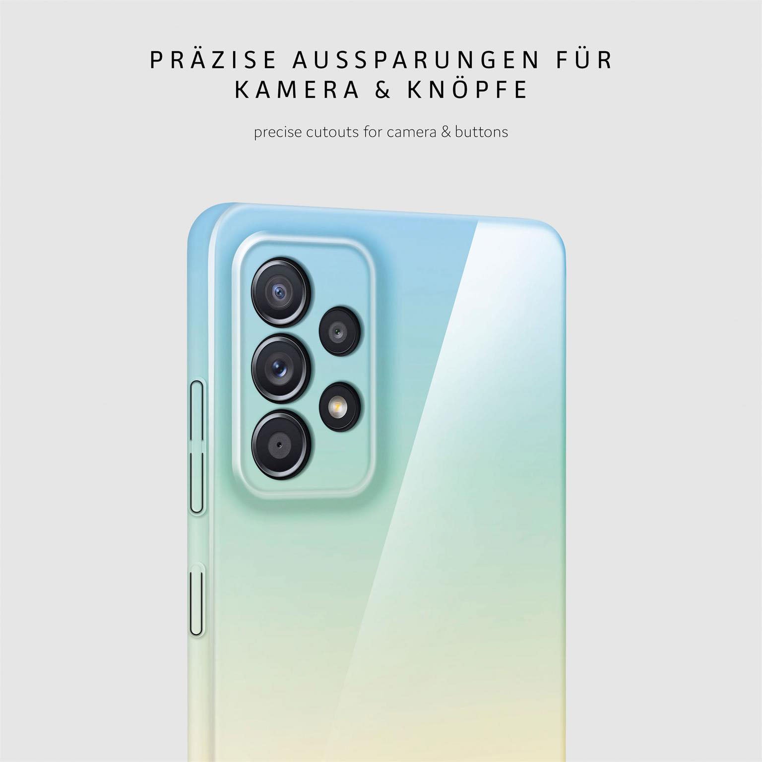 Splash Case für Samsung Galaxy A52 in der Farbe Sunset Sorbet (Mehrfarbig (bunt))