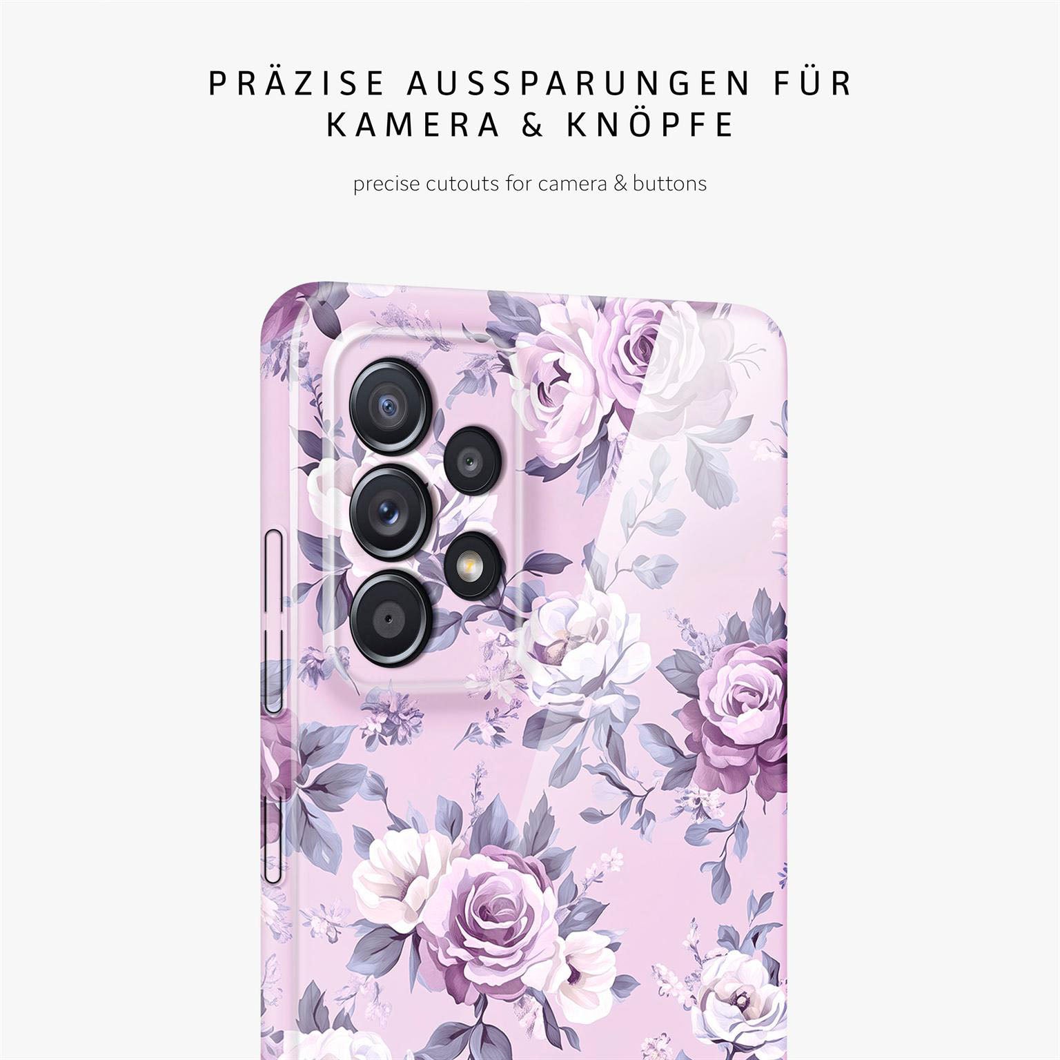 Flower Cover für Samsung Galaxy A52s 5G in der Farbe Lavender Dream (Lila / Violett)