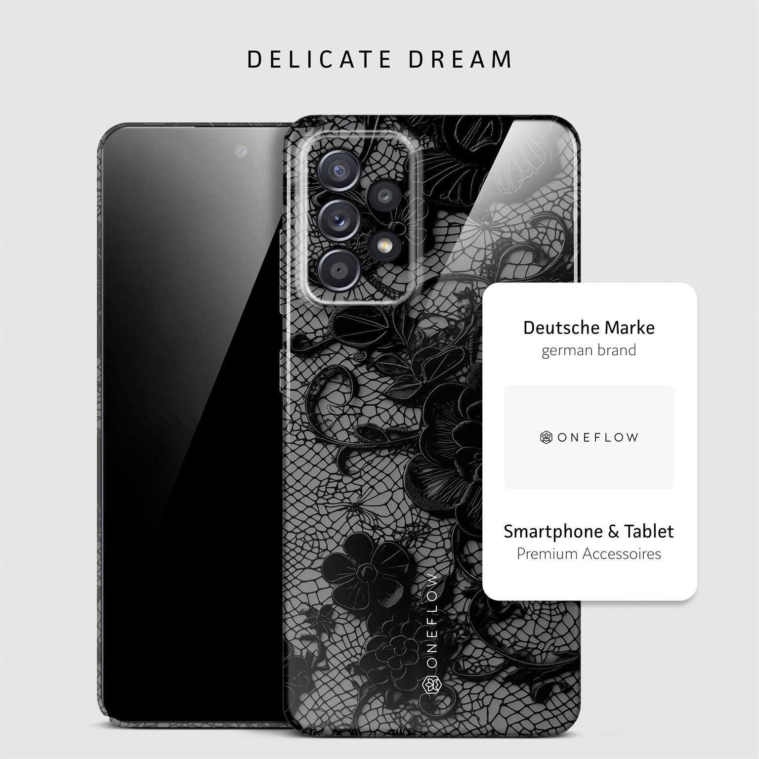 Splash Case für Samsung Galaxy A52s 5G in der Farbe Delicate Dream (Schwarz)