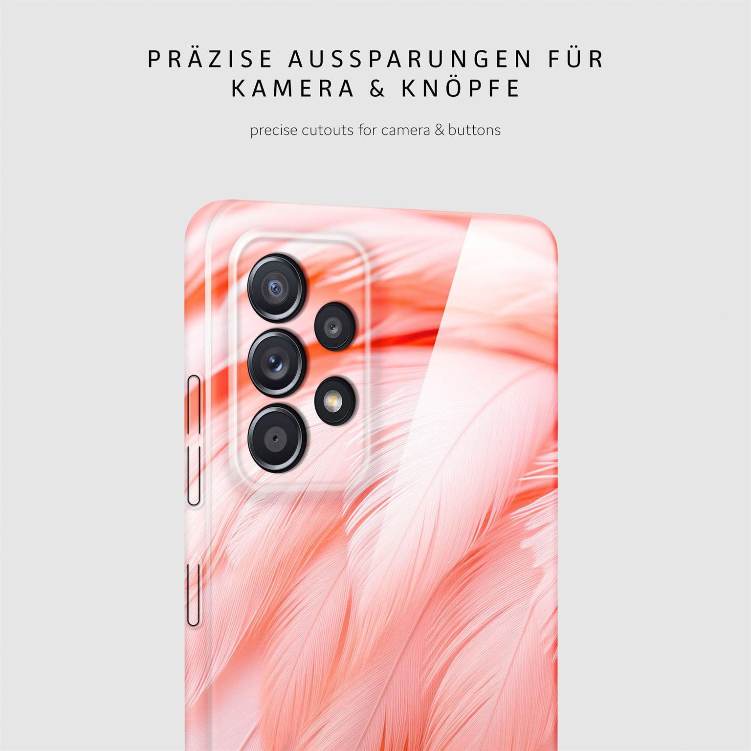 Wild Cover für Samsung Galaxy A52s 5G in der Farbe Smooth Flamingo (Rosa / Pink)