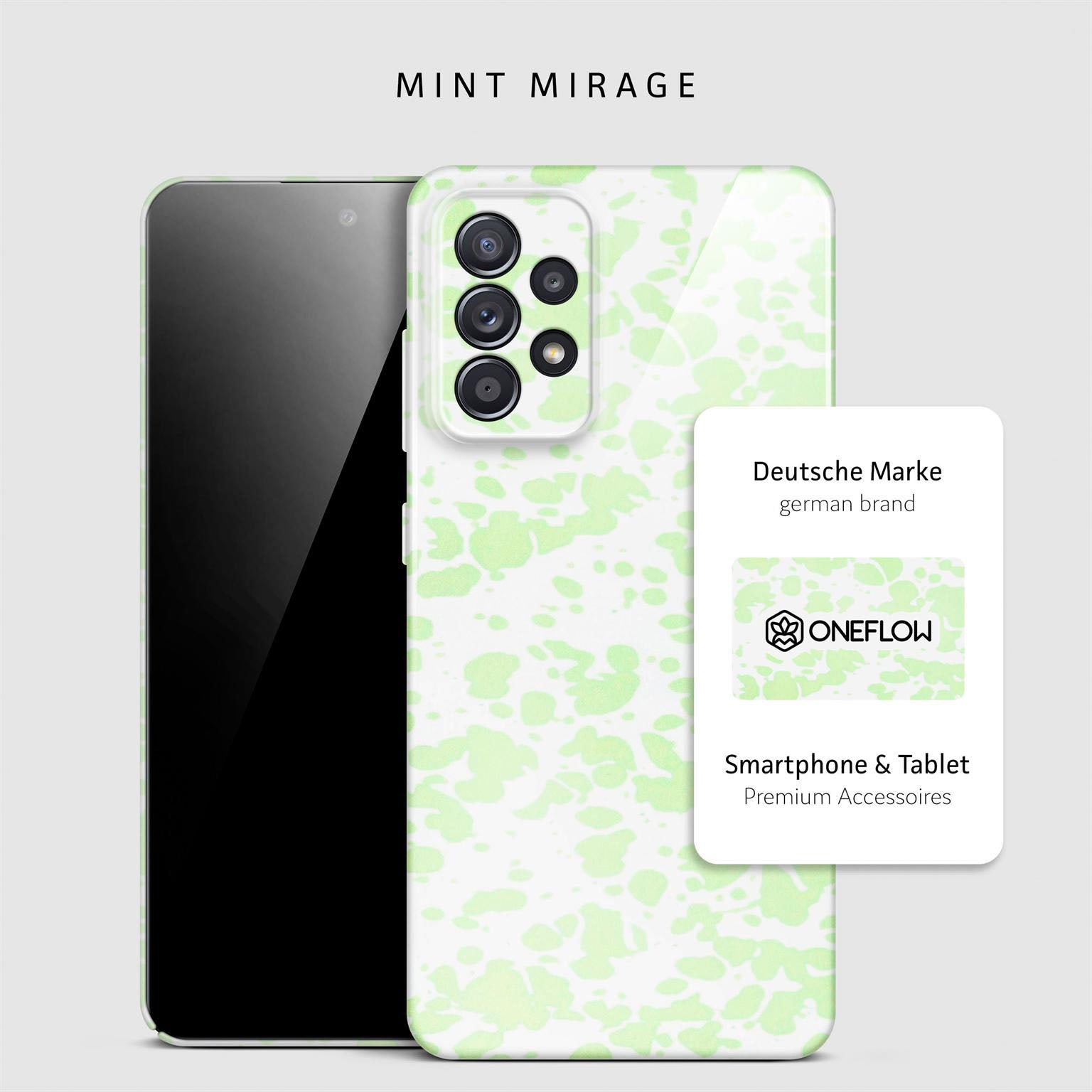 Splash Case für Samsung Galaxy A52s 5G in der Farbe Mint Mirage (Grün)