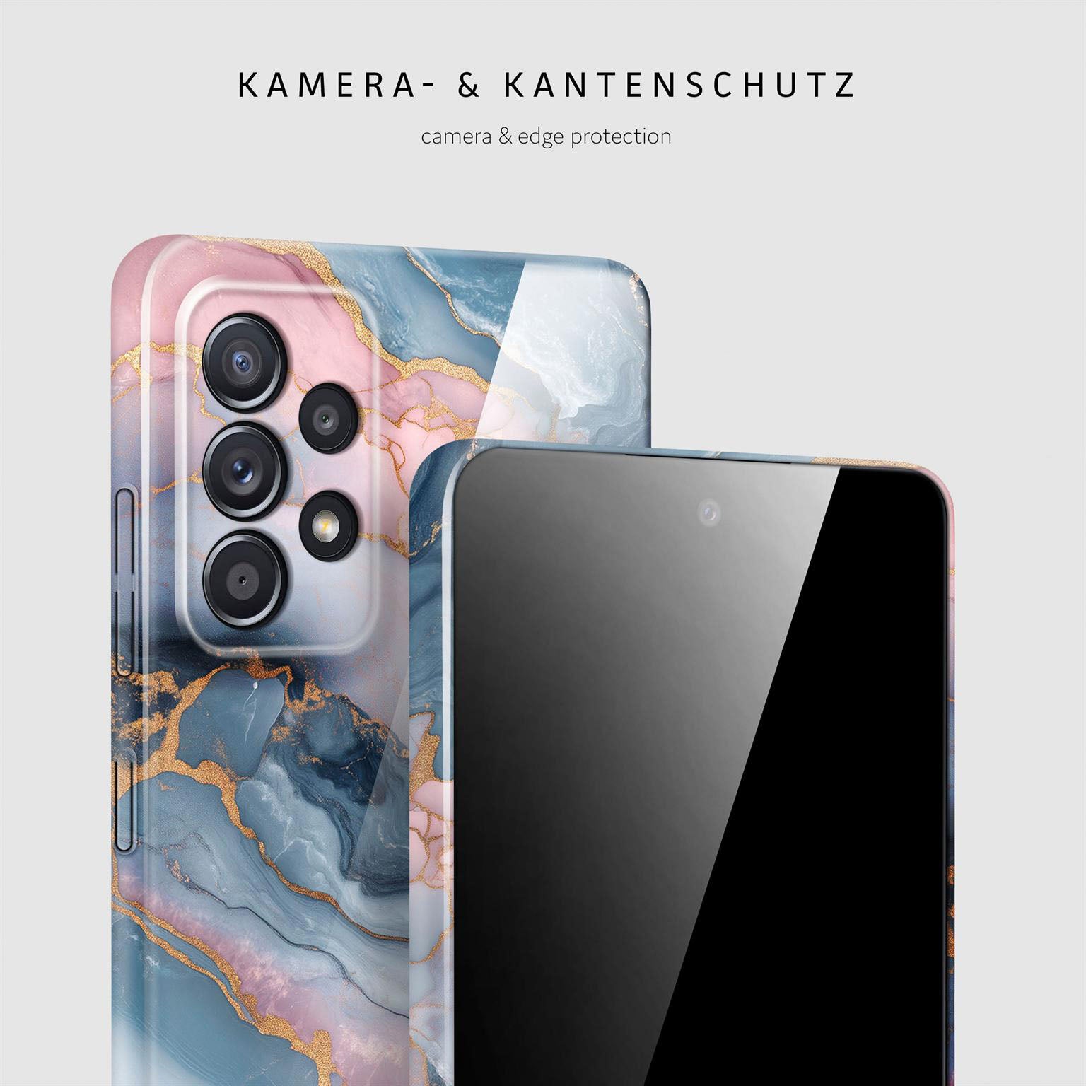 Bliss Cover für Samsung Galaxy A52s 5G in der Farbe Aurora Lagoon (Mehrfarbig (bunt))