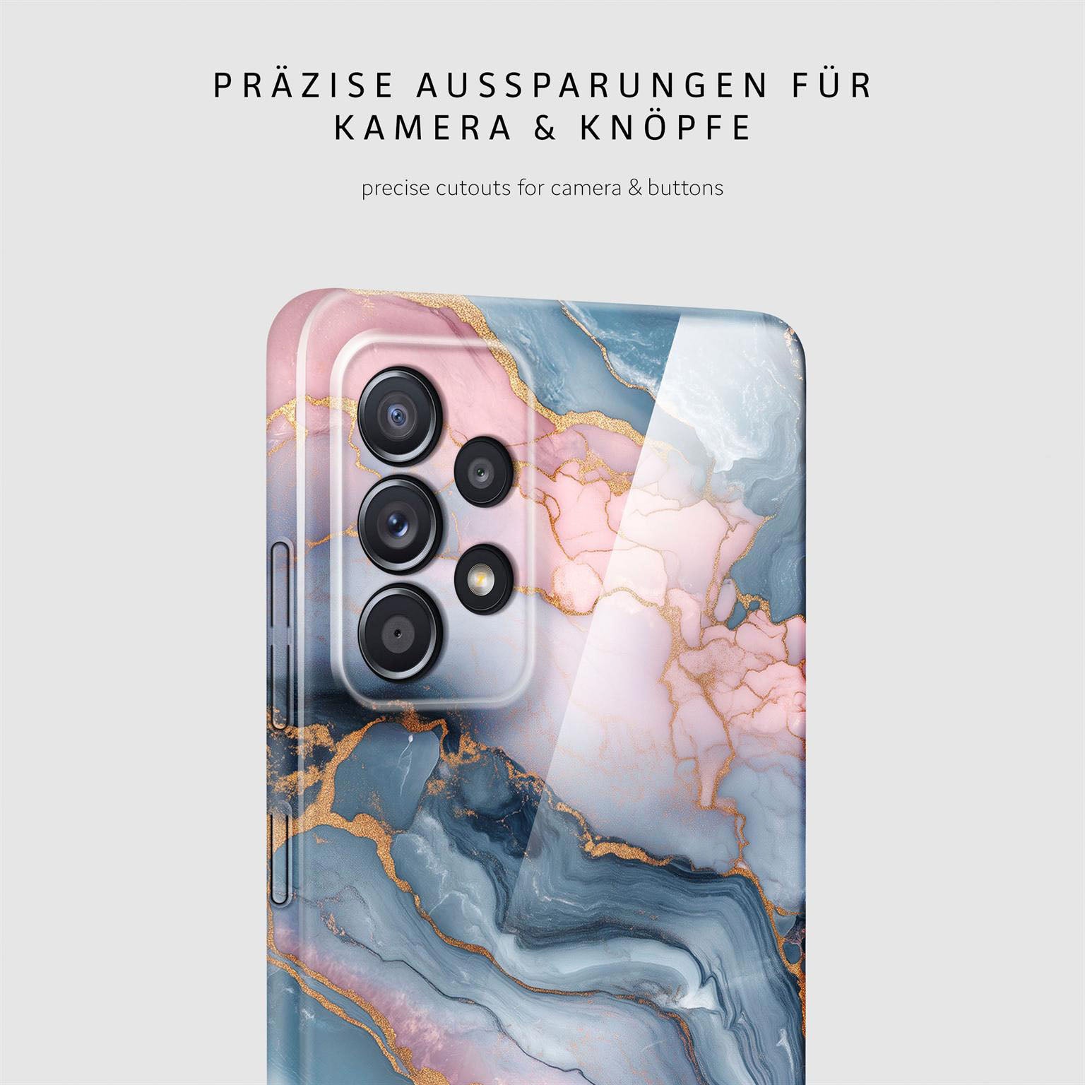 Bliss Cover für Samsung Galaxy A52s 5G in der Farbe Aurora Lagoon (Mehrfarbig (bunt))