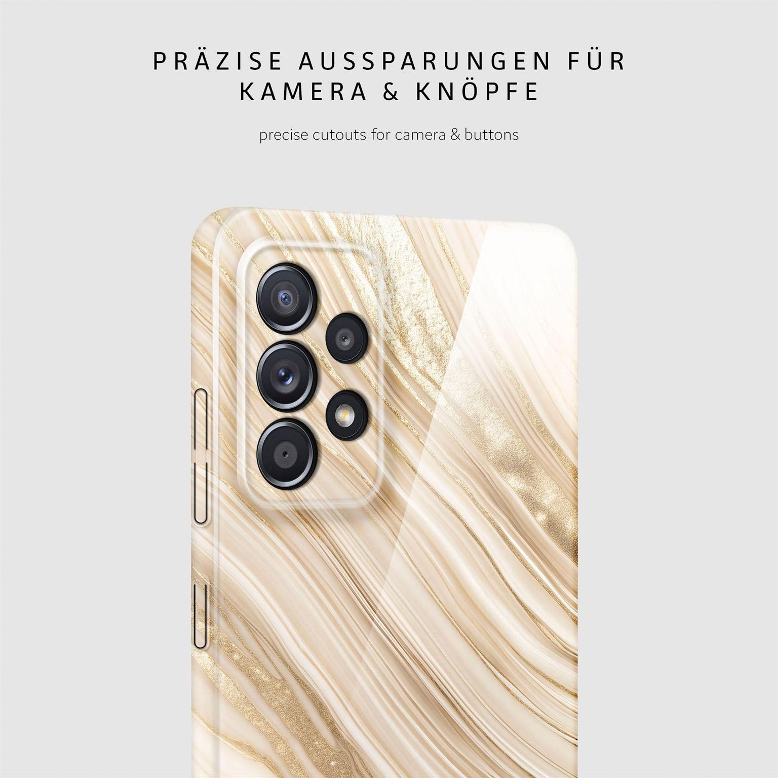 Bliss Cover für Samsung Galaxy A52s 5G in der Farbe Sand Dune (Braun / Beige)