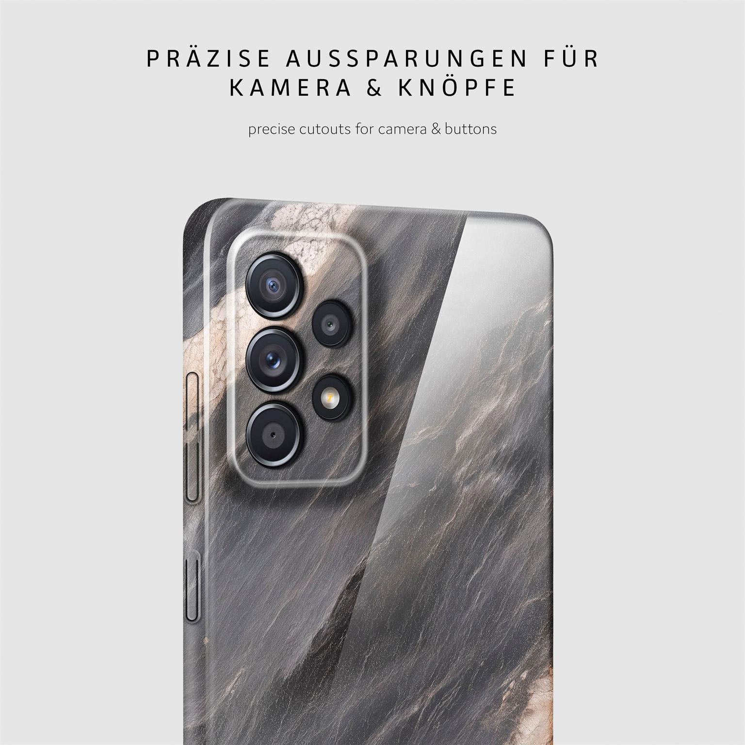 Bliss Cover für Samsung Galaxy A52s 5G in der Farbe Slate Horizon (Grau)