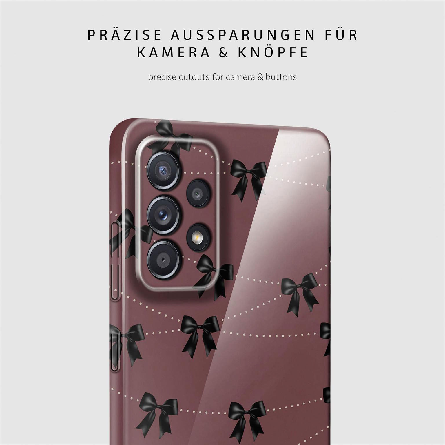 Splash Case für Samsung Galaxy A52s 5G in der Farbe Parisian Kiss (Rot)