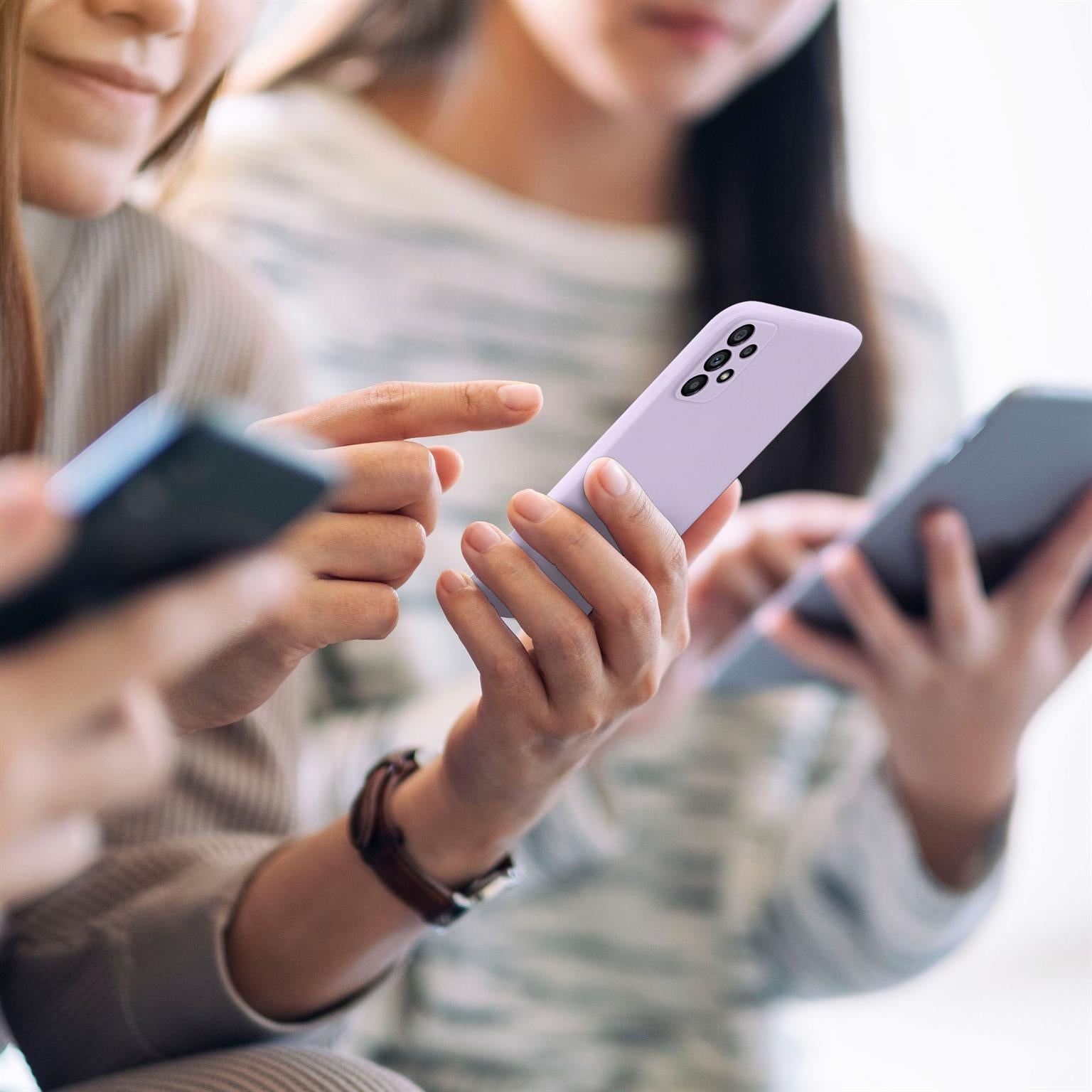 Soft Case für Samsung Galaxy A53 5G in der Farbe Flieder (Lila / Violett)