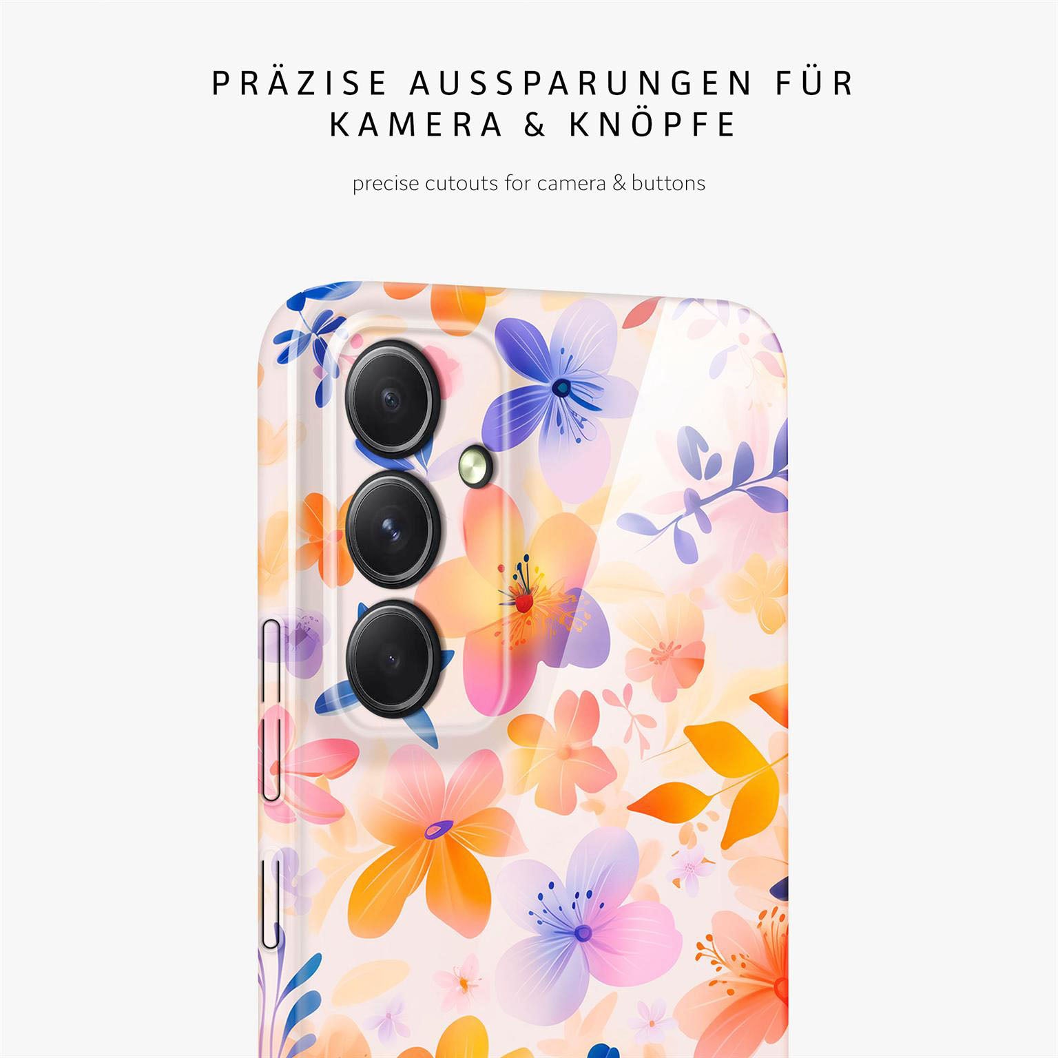 Flower Cover für Samsung Galaxy A54 5G in der Farbe Floral Euphoria (Mehrfarbig (bunt))